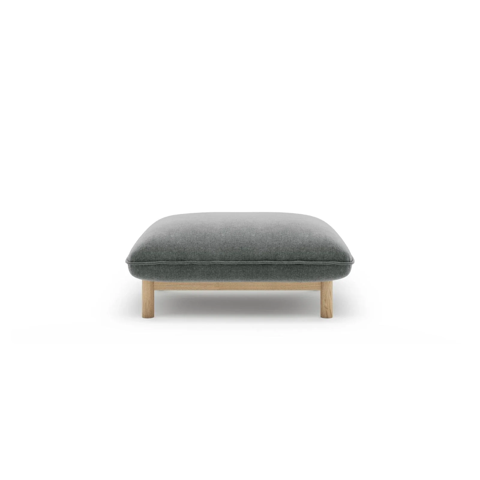 Ada Pouf aus Samt oder Strukturstoff, 80x65 cm - Image 61
