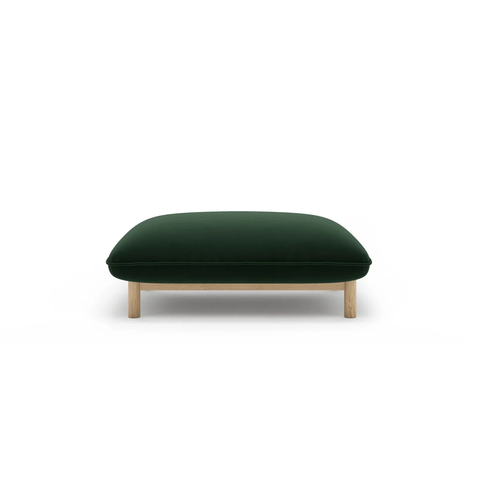 Ada Pouf aus Samt oder Strukturstoff, 95x65 cm - Image 17