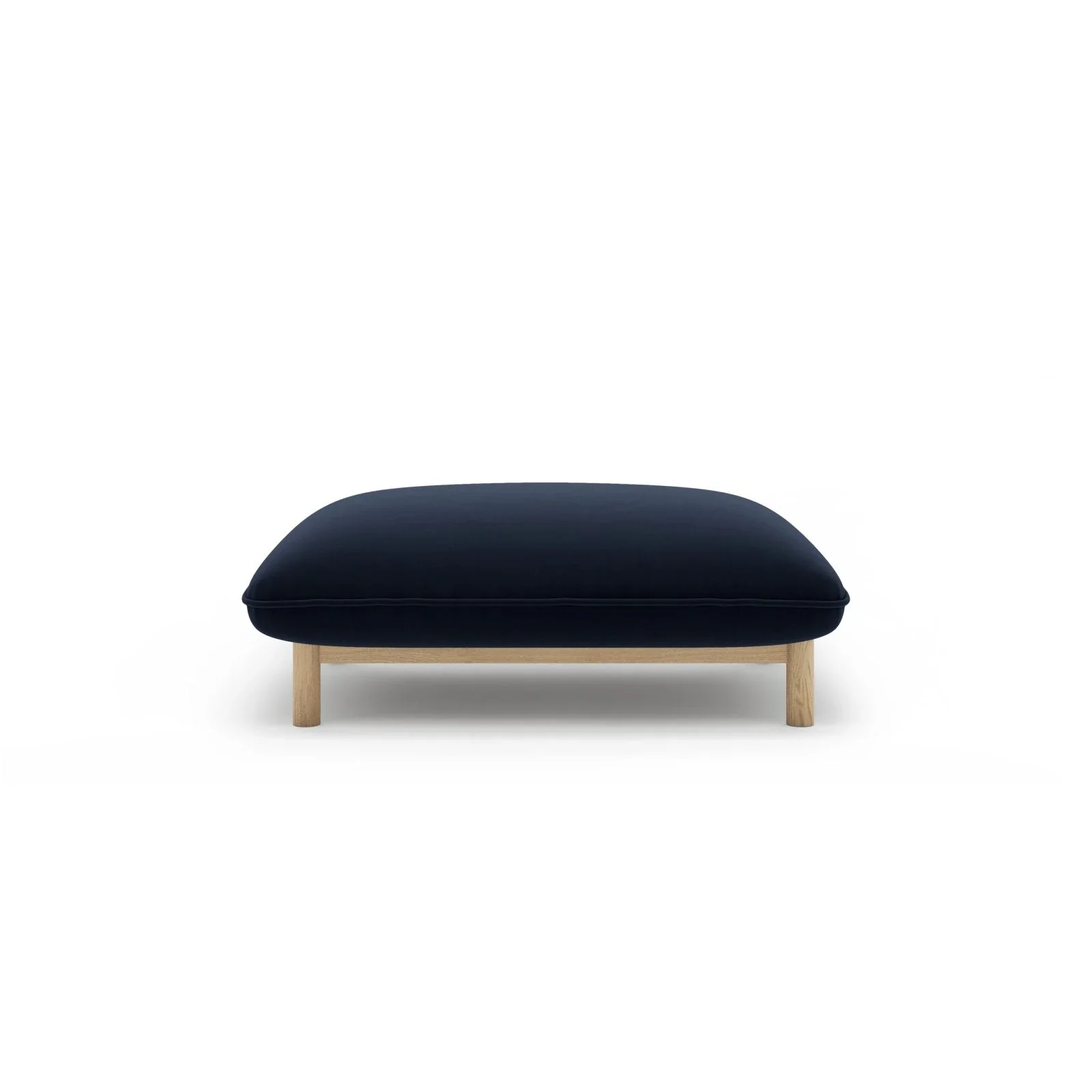 Ada Pouf aus Samt oder Strukturstoff, 95x65 cm - Image 21