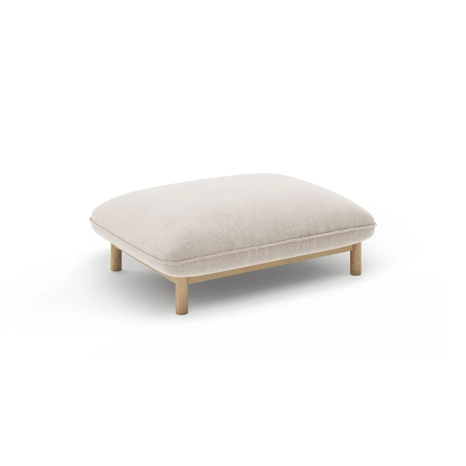 Ada Pouf aus Samt oder Strukturstoff, 95x65 cm - Image 42