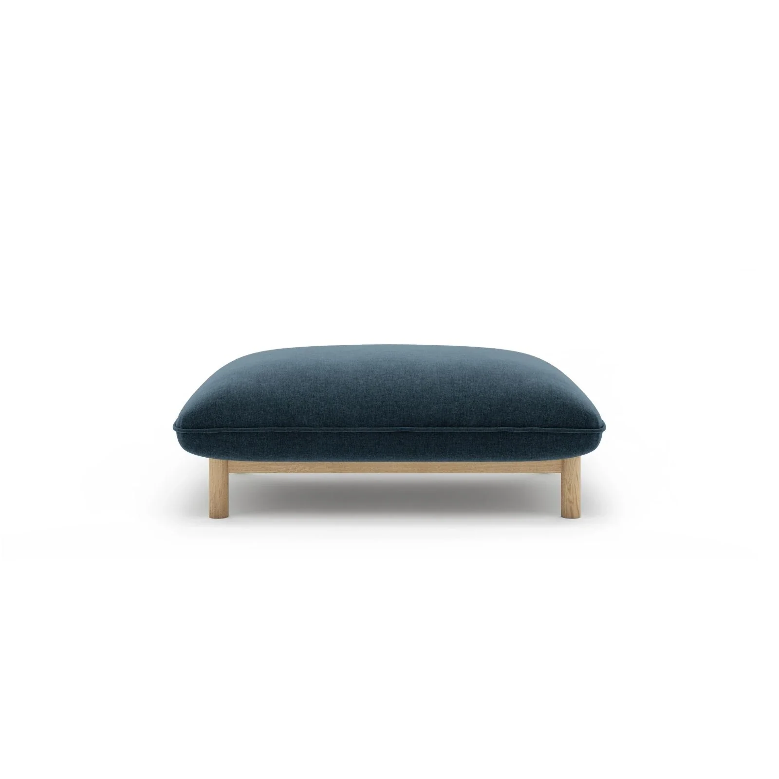 Ada Pouf aus Samt oder Strukturstoff, 95x65 cm - Image 57