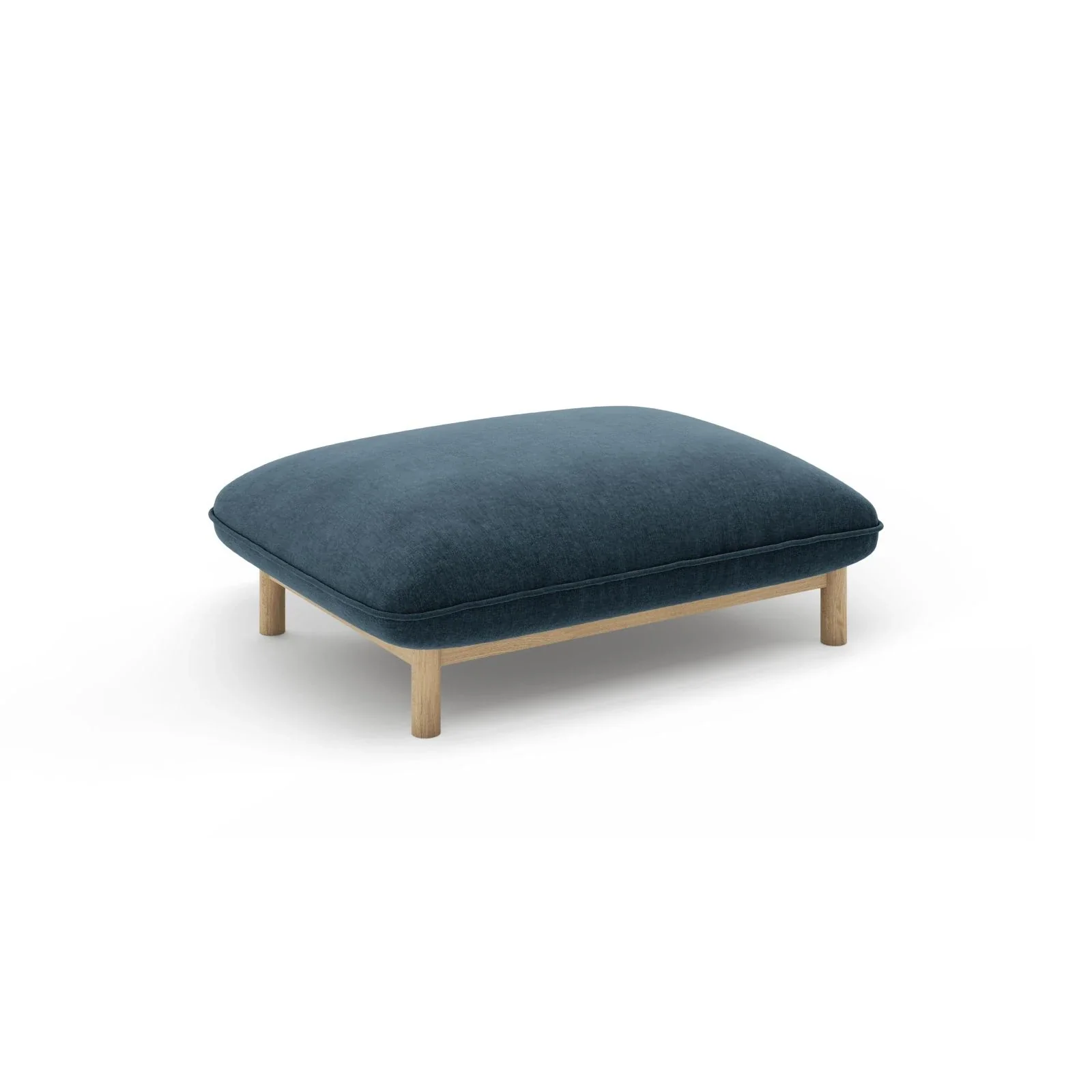 Ada Pouf aus Samt oder Strukturstoff, 95x65 cm - Image 58