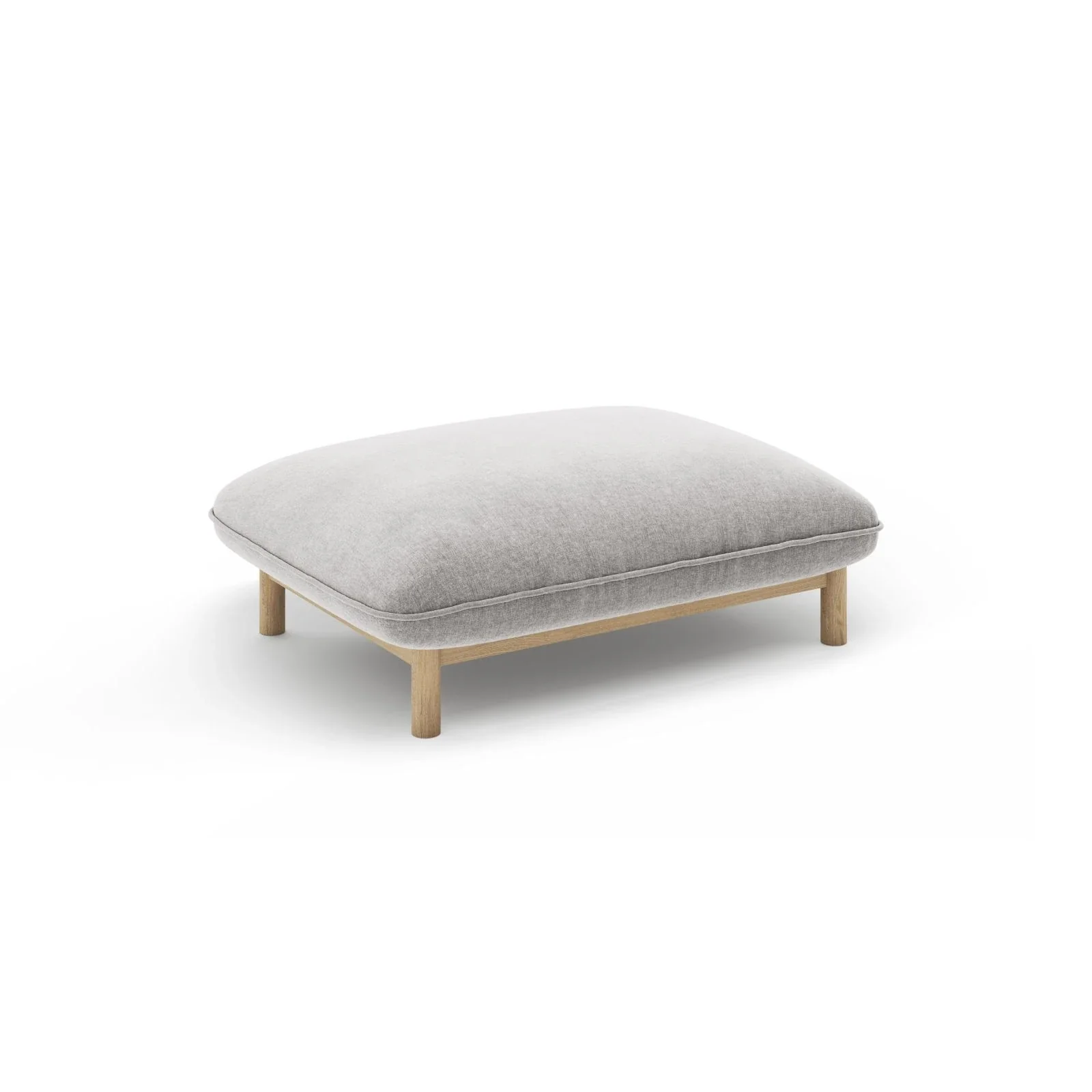 Ada Pouf aus Samt oder Strukturstoff, 95x65 cm - Image 66