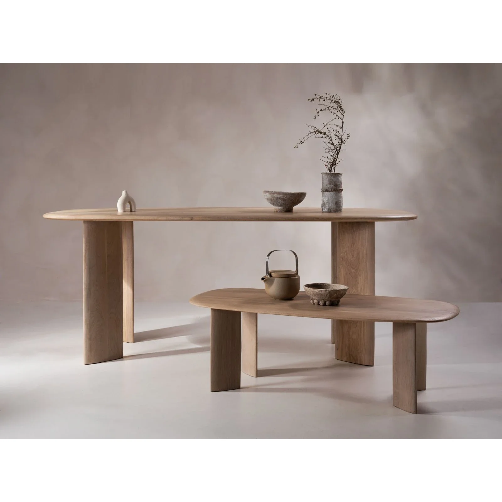 Aggie Couchtisch mit Eichenholzplatte, 120x60x40 cm - Image 10