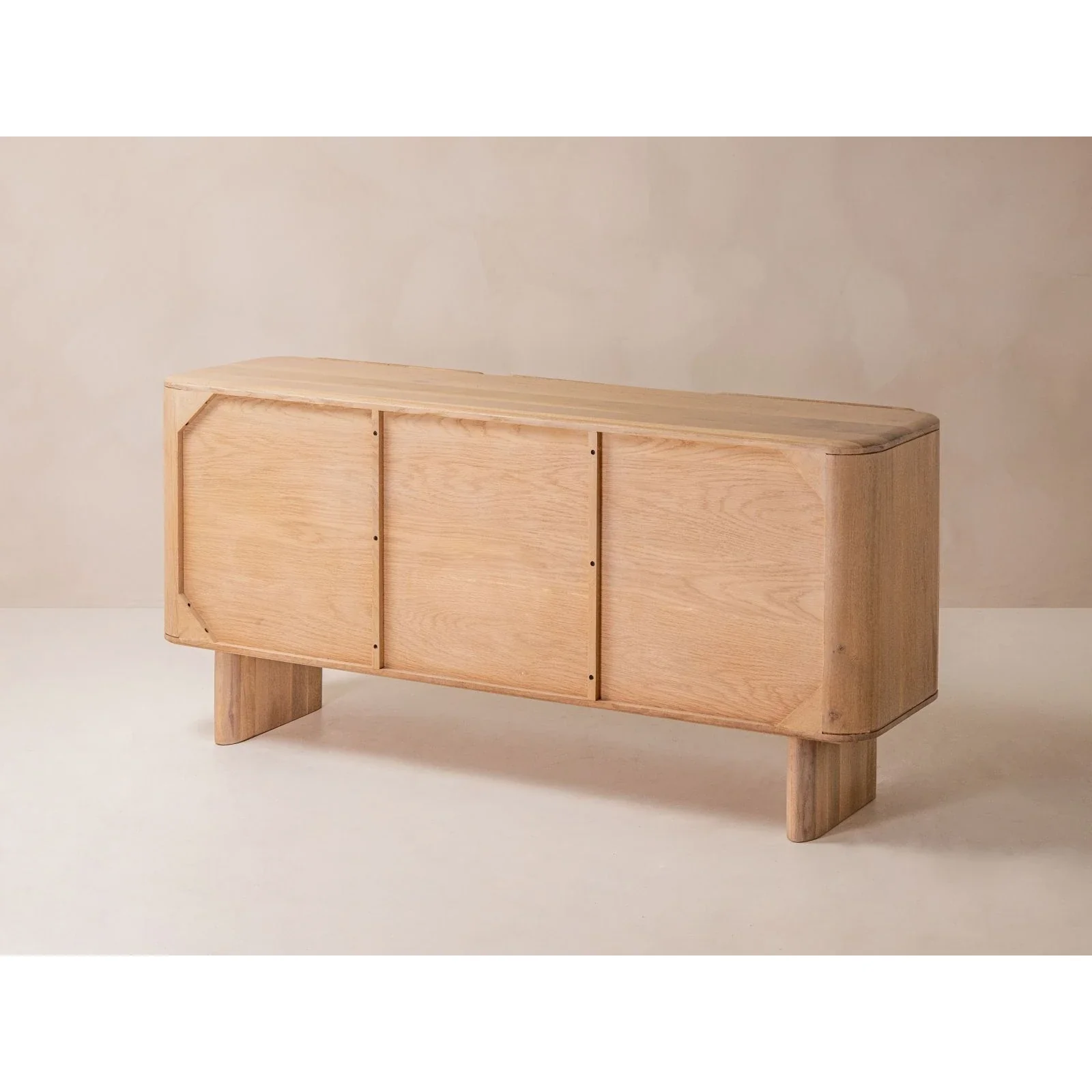 Aggie Kommode aus massivem Eichenholz, 160x45x75 cm - Image 6