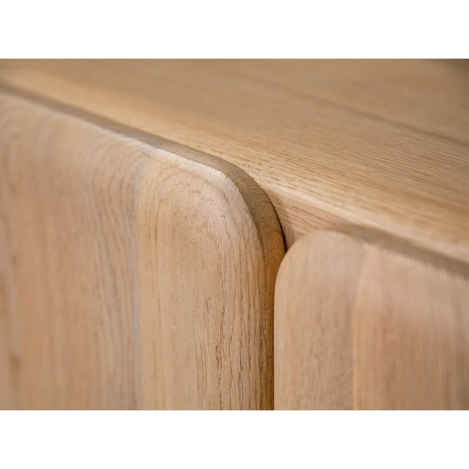 Aggie Kommode aus massivem Eichenholz, 160x45x75 cm - Image 8