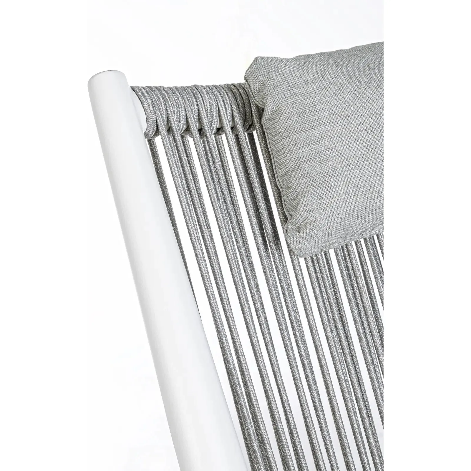 Aloha Lounge-Sessel Weiss XK03 mit Kissen - Image 8