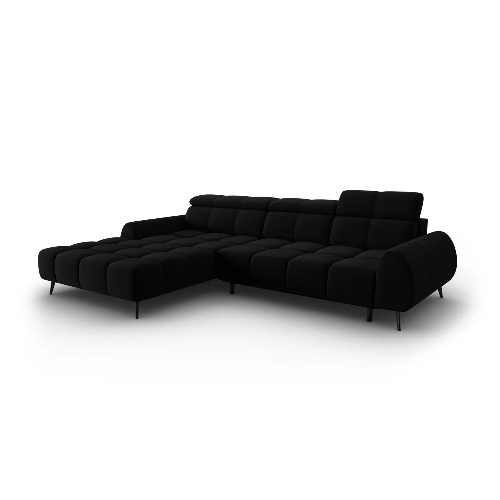 Alyse 5-Sitzer Ecksofa Links, elektrisch verstellbar, mit Bezug aus Samt oder Strukturstoff, 295x188 cm - Image 58