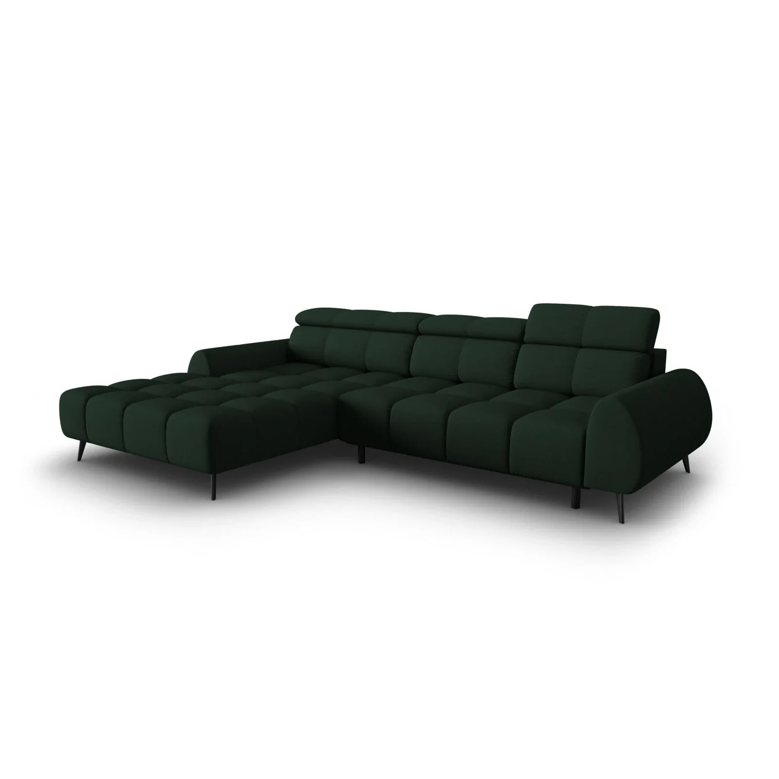 Alyse 5-Sitzer Ecksofa Links, elektrisch verstellbar, mit Bezug aus Samt oder Strukturstoff, 295x188 cm - Image 83