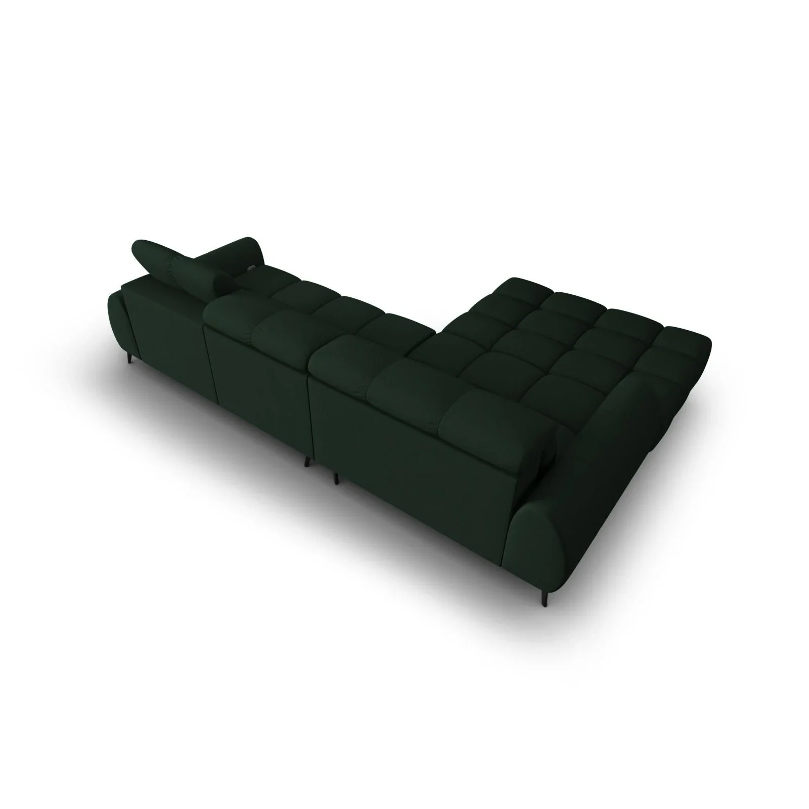 Alyse 5-Sitzer Ecksofa Links, elektrisch verstellbar, mit Bezug aus Samt oder Strukturstoff, 295x188 cm - Image 87