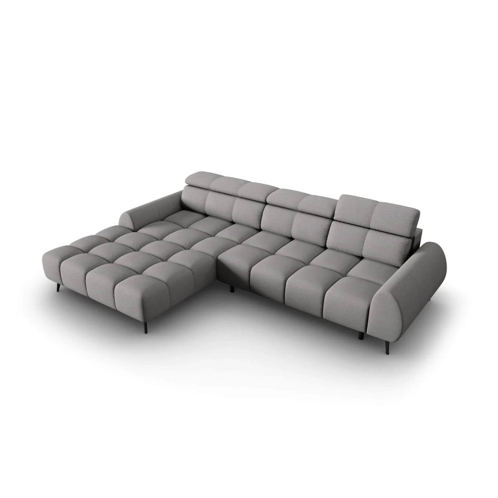 Alyse 5-Sitzer Ecksofa Links, elektrisch verstellbar, mit Bezug aus Samt oder Strukturstoff, 295x188 cm - Image 93