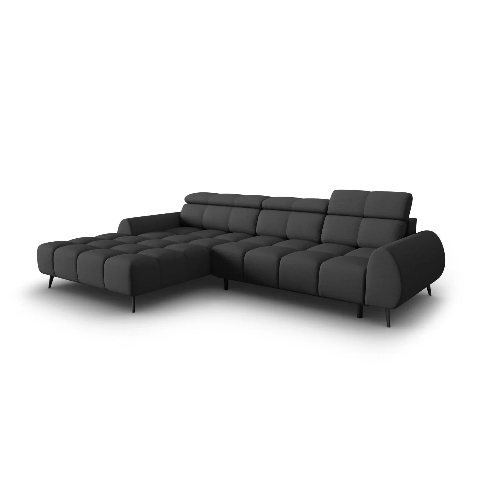 Alyse 5-Sitzer Ecksofa Links, elektrisch verstellbar, mit Bezug aus Samt oder Strukturstoff, 295x188 cm - Image 99