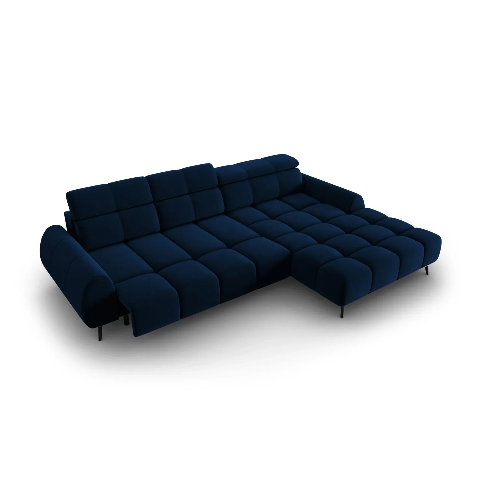 Alyse 5-Sitzer Ecksofa Rechts, elektrisch verstellbar, mit Bezug aus Samt oder Strukturstoff, 295x188 cm - Image 33