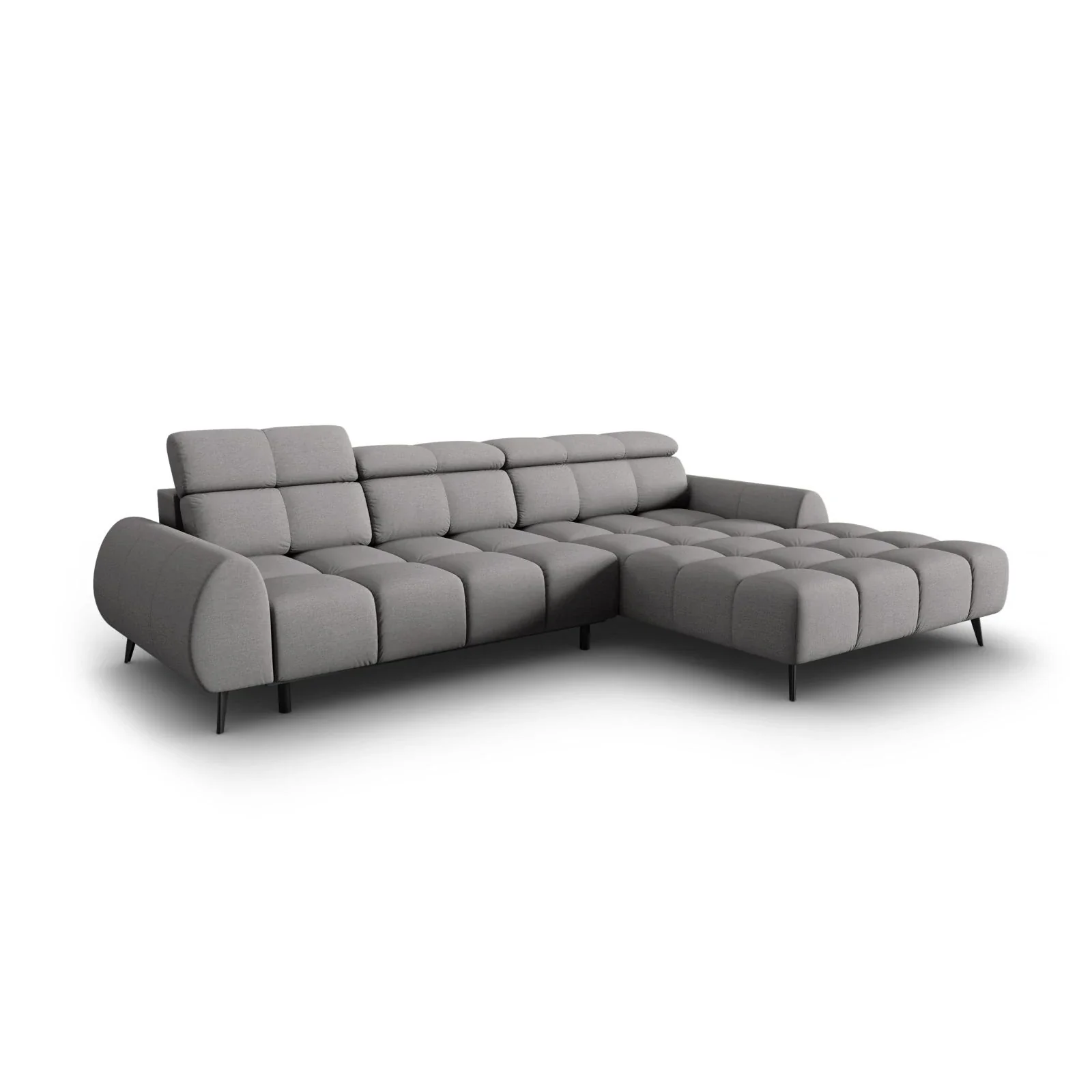 Alyse 5-Sitzer Ecksofa Rechts, elektrisch verstellbar, mit Bezug aus Samt oder Strukturstoff, 295x188 cm - Image 91