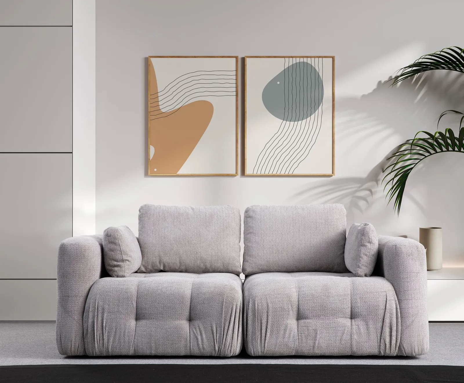 Amaris 2-Sitzer Sofa mit Bezug aus Stoff, 200x100 cm - Image 20