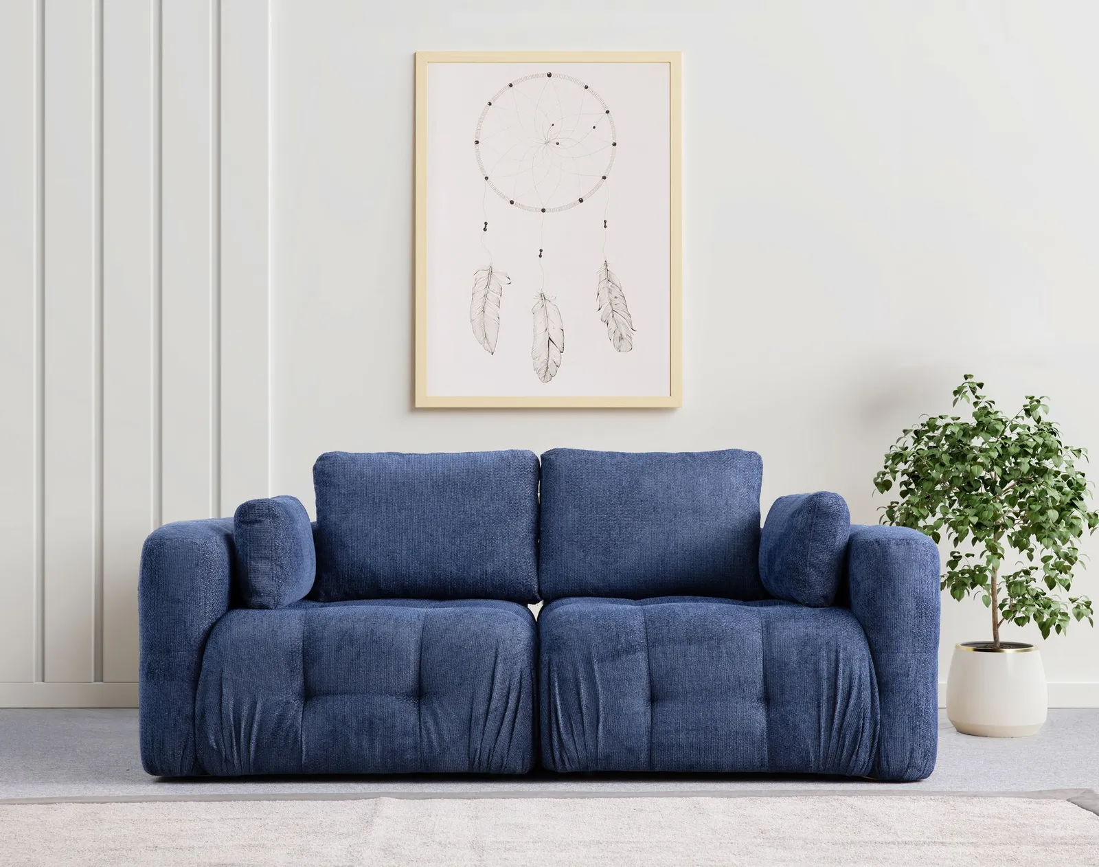 Amaris 2-Sitzer Sofa mit Bezug aus Stoff, 200x100 cm - Image 27