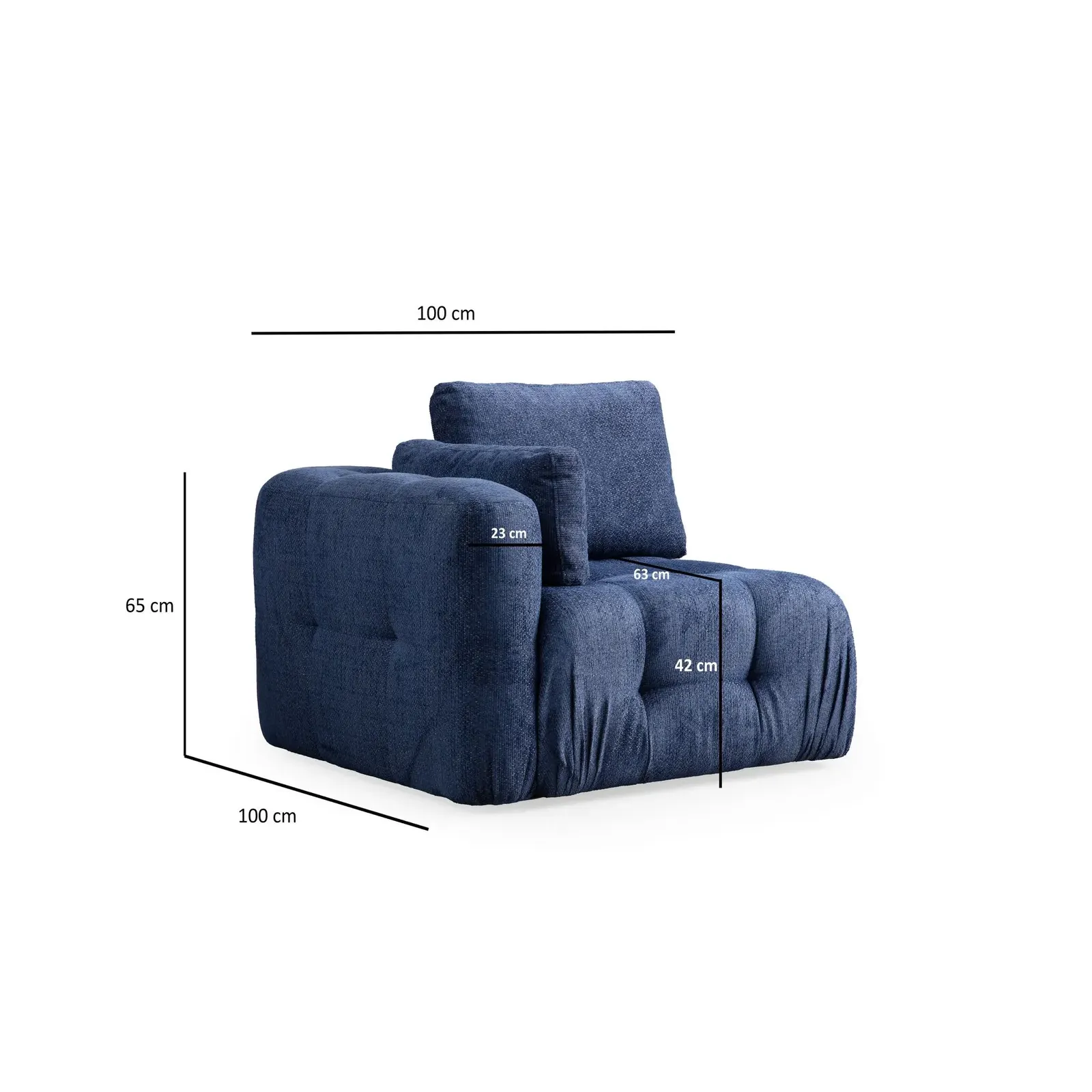 Amaris 2-Sitzer Sofa mit Bezug aus Stoff, 200x100 cm - Image 32