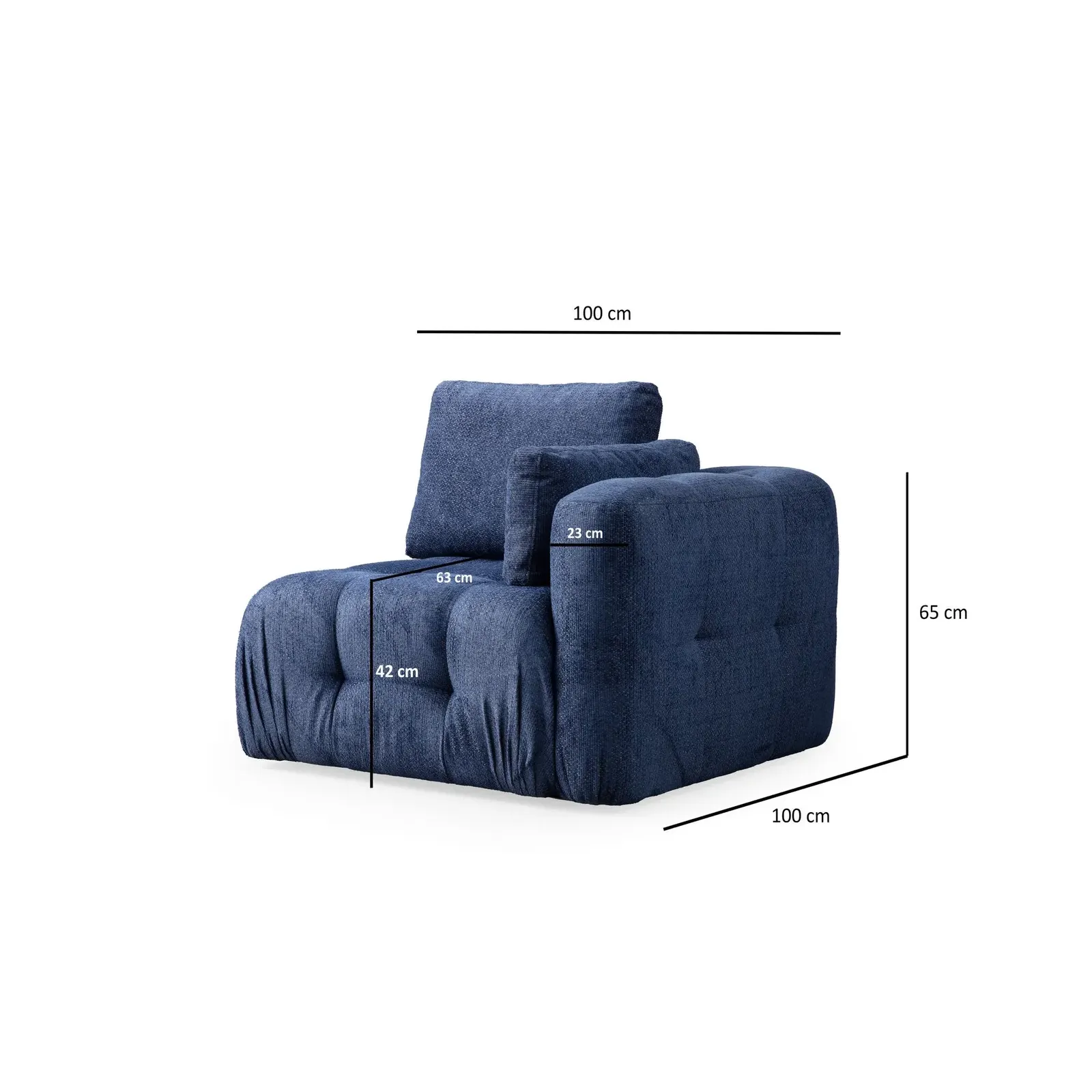 Amaris 2-Sitzer Sofa mit Bezug aus Stoff, 200x100 cm - Image 34