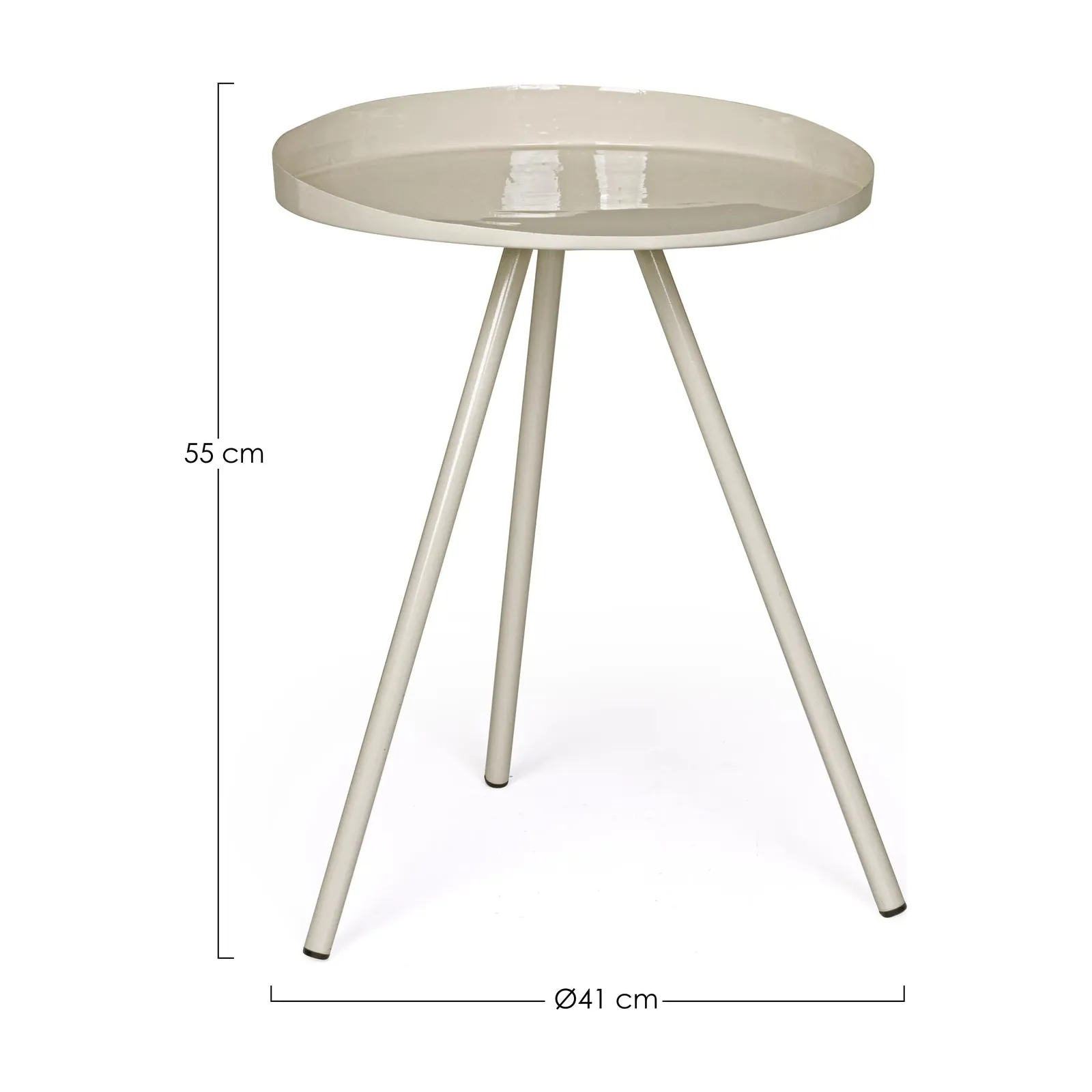Anchita Couchtisch Creme 41 x 41 cm - Image 4