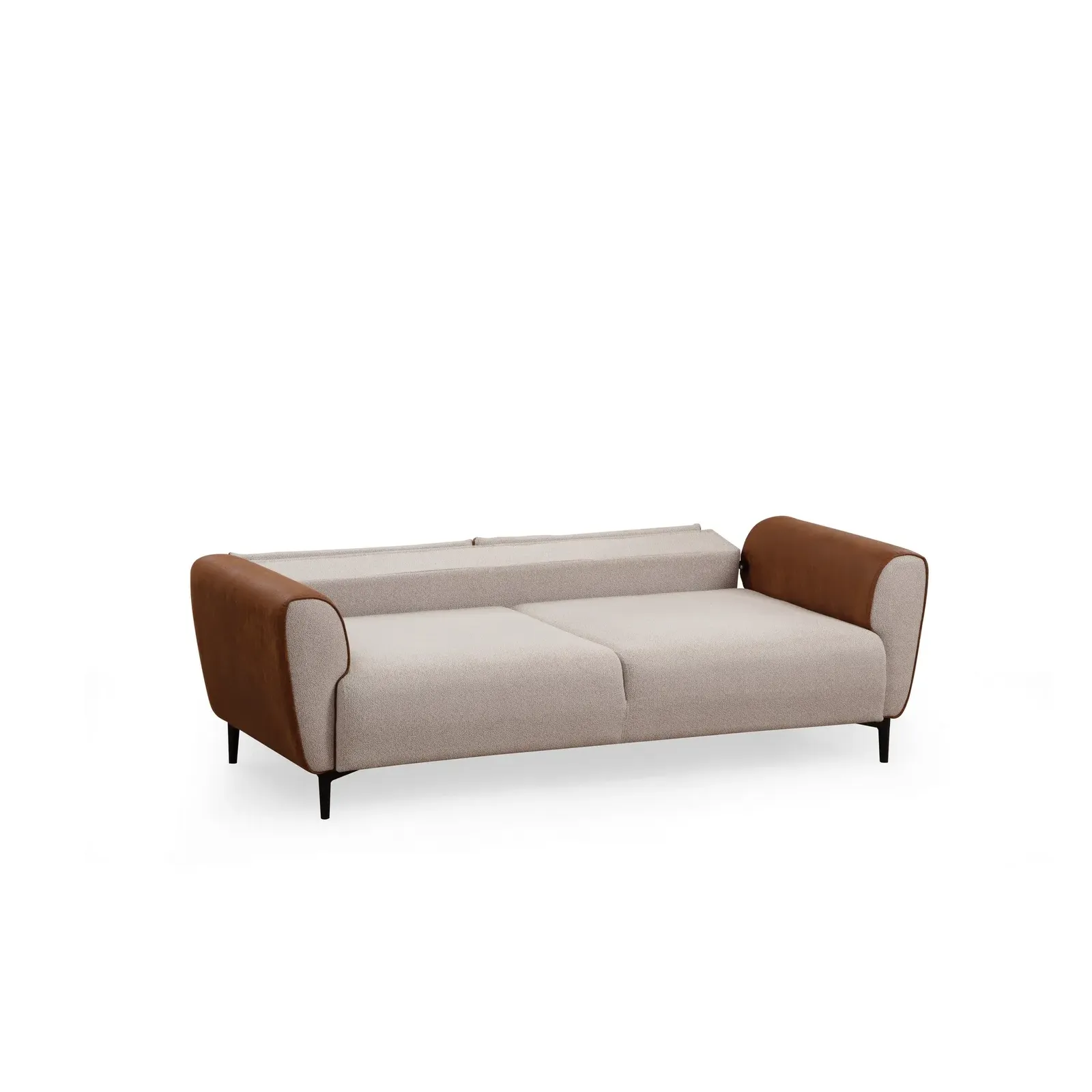 Aren 3-Sitzer Schlafsofa in Zimtbeige, 215x85 cm - Image 12