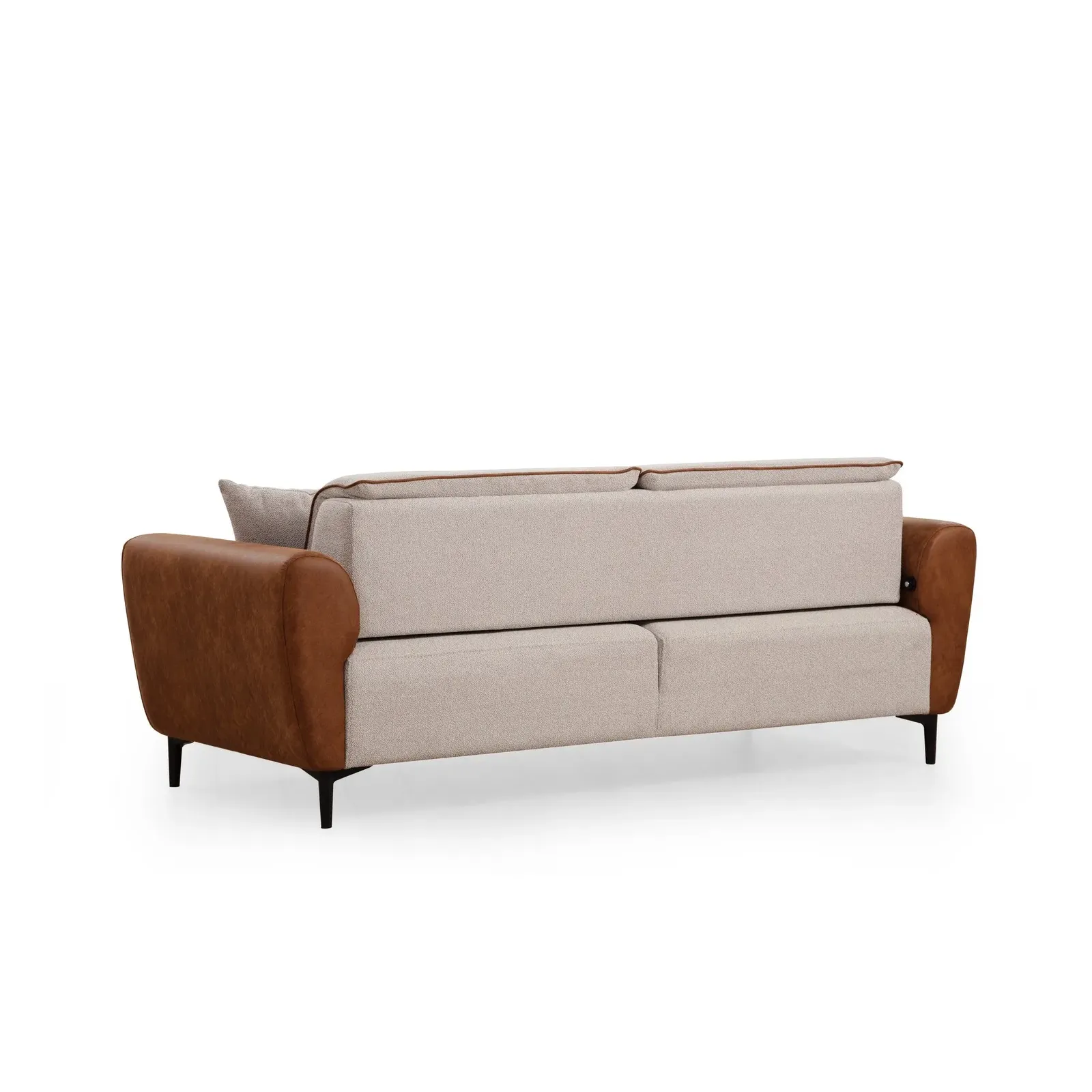 Aren 3-Sitzer Schlafsofa in Zimtbeige, 215x85 cm - Image 14