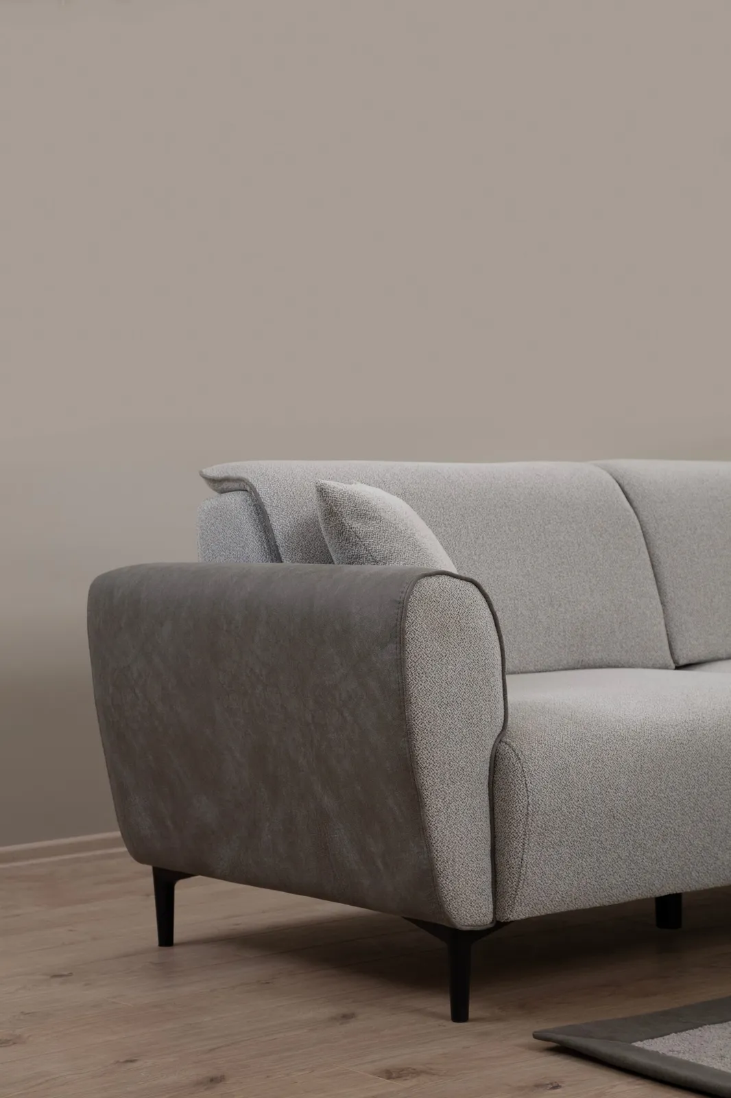 Aren 3-Sitzer Schlafsofa in Zimtbeige, 215x85 cm - Image 18