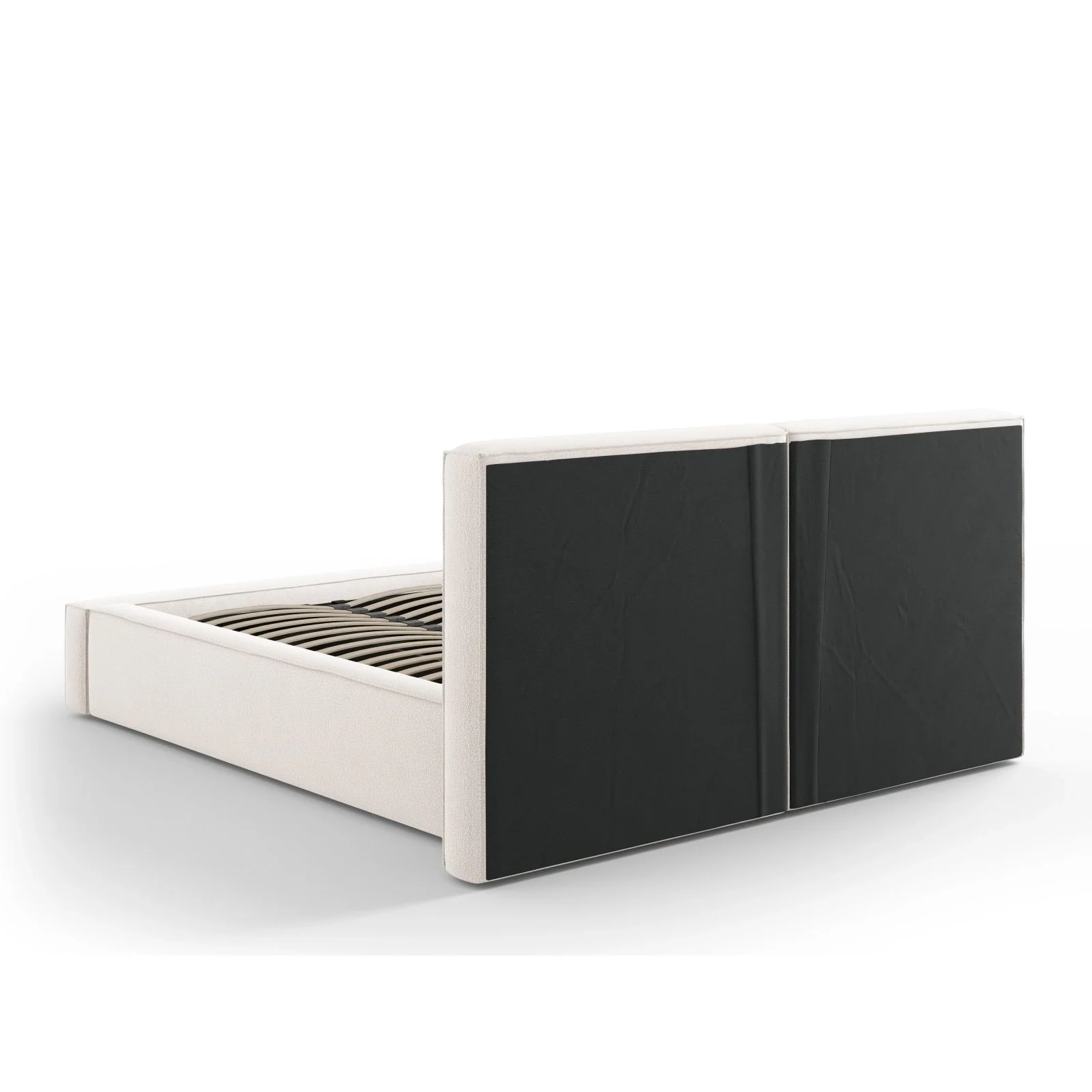 Arendal Bett mit Doppelkopfteil und Stauraum aus Samt oder Strukturstoff, 140x200 cm - Image 54