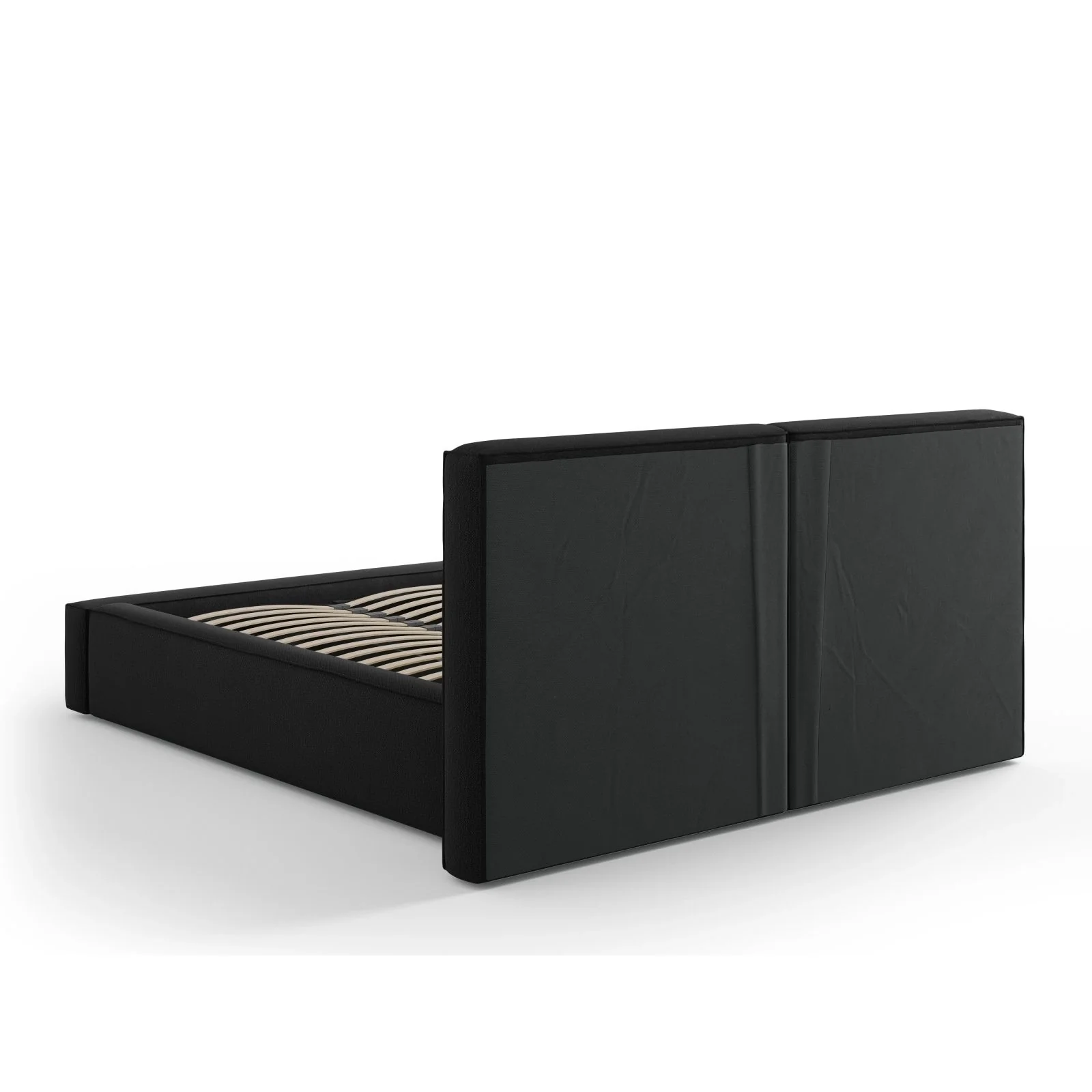 Arendal Bett mit Doppelkopfteil und Stauraum aus Samt oder Strukturstoff, 140x200 cm - Image 79
