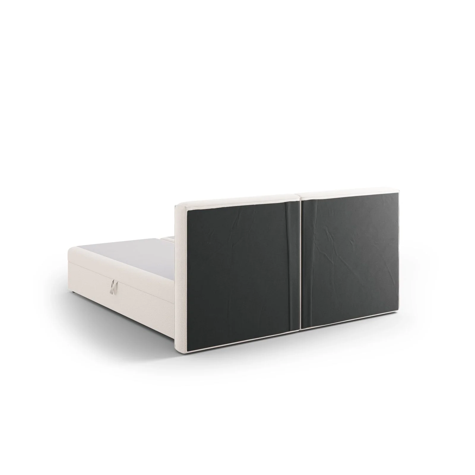 Arendal Boxspringbett mit Kopfteil und Stauraum aus Samt oder Strukturstoff, 160x200 cm - Image 63