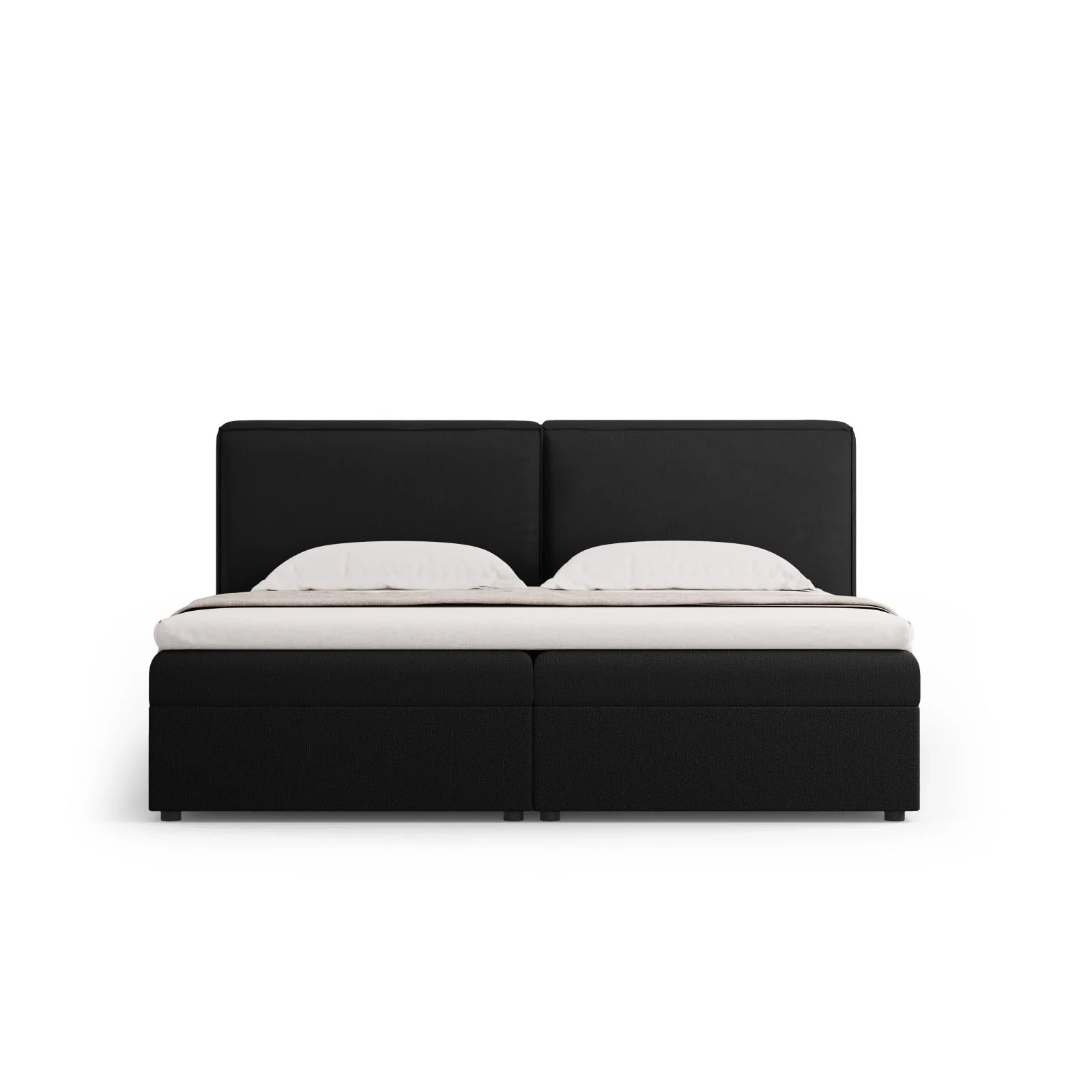 Arendal Boxspringbett mit Kopfteil und Stauraum aus Samt oder Strukturstoff, 160x200 cm - Image 99