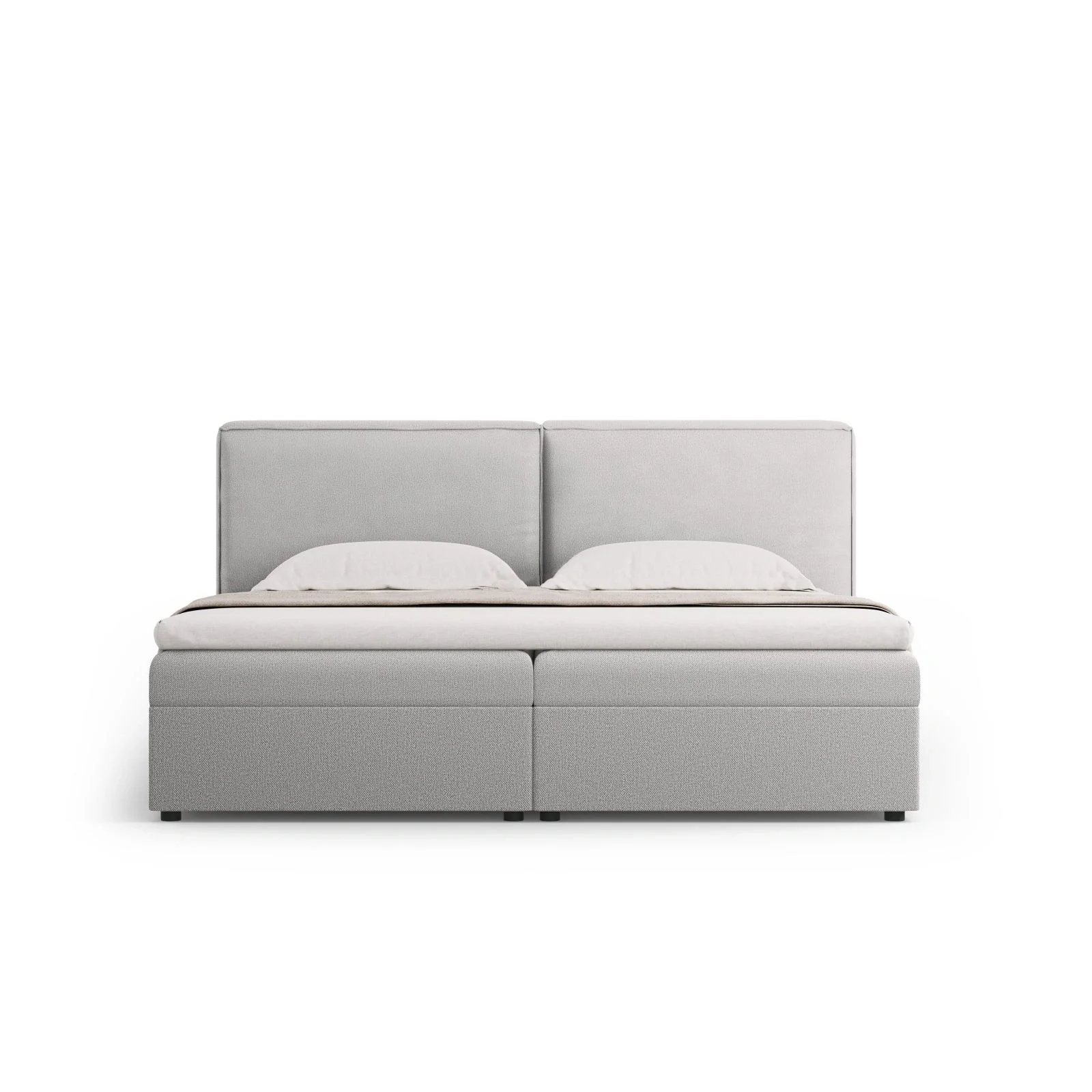 Arendal Boxspringbett mit Kopfteil und Stauraum aus Samt oder Strukturstoff, 180x200 cm - Image 83