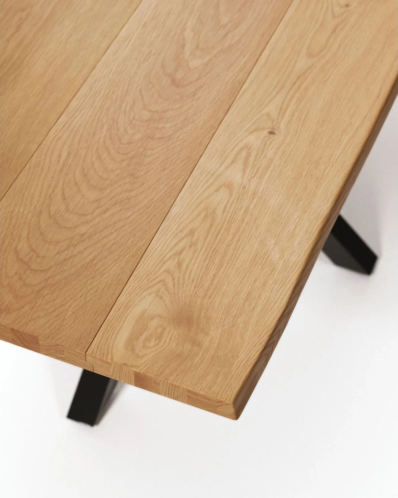 Argo Tisch Eichenfurnier Finish und Stahlbeine 160 x 90 cm - Image 16