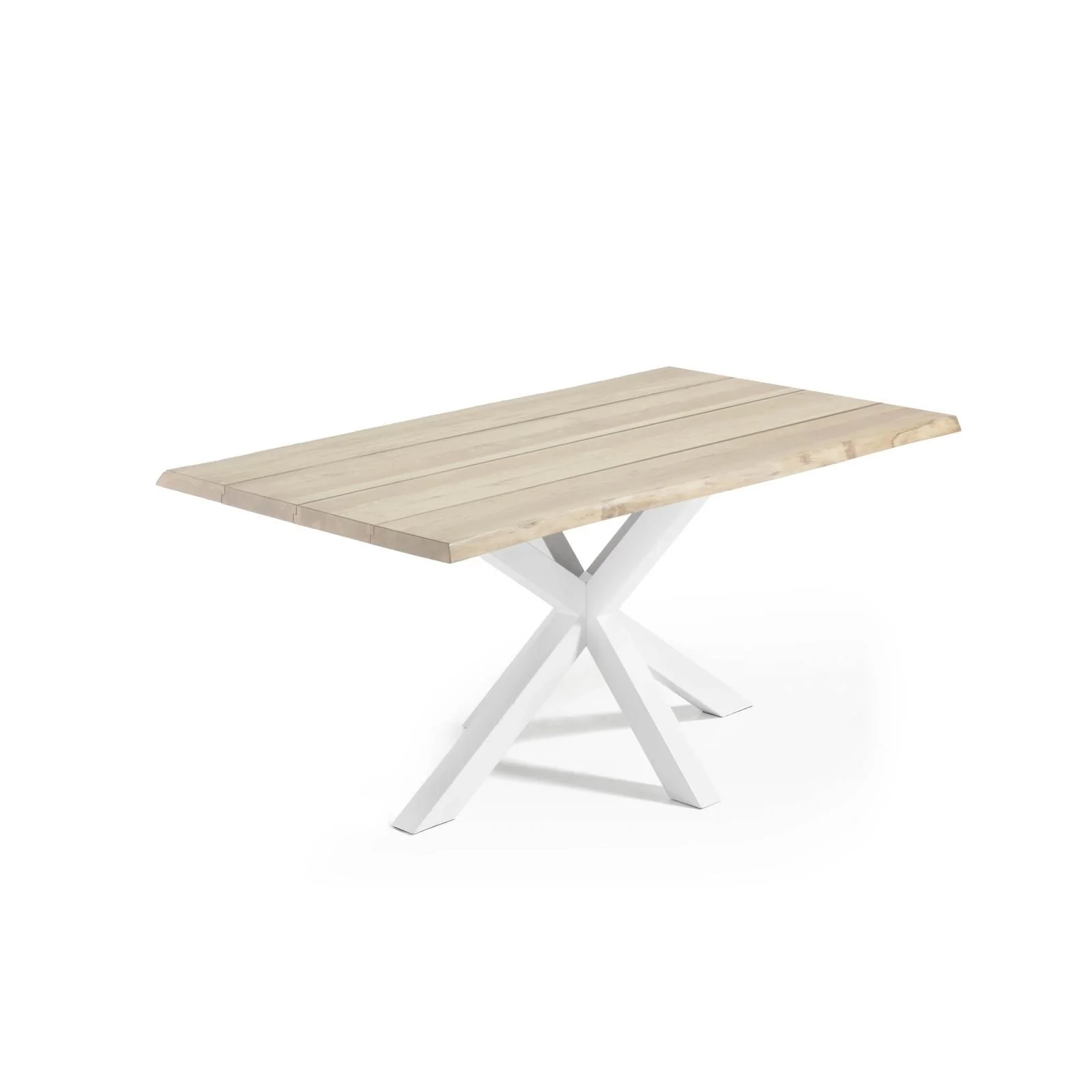Argo Tisch Eichenfurnier Finish und Stahlbeine 160 x 90 cm - Image 4