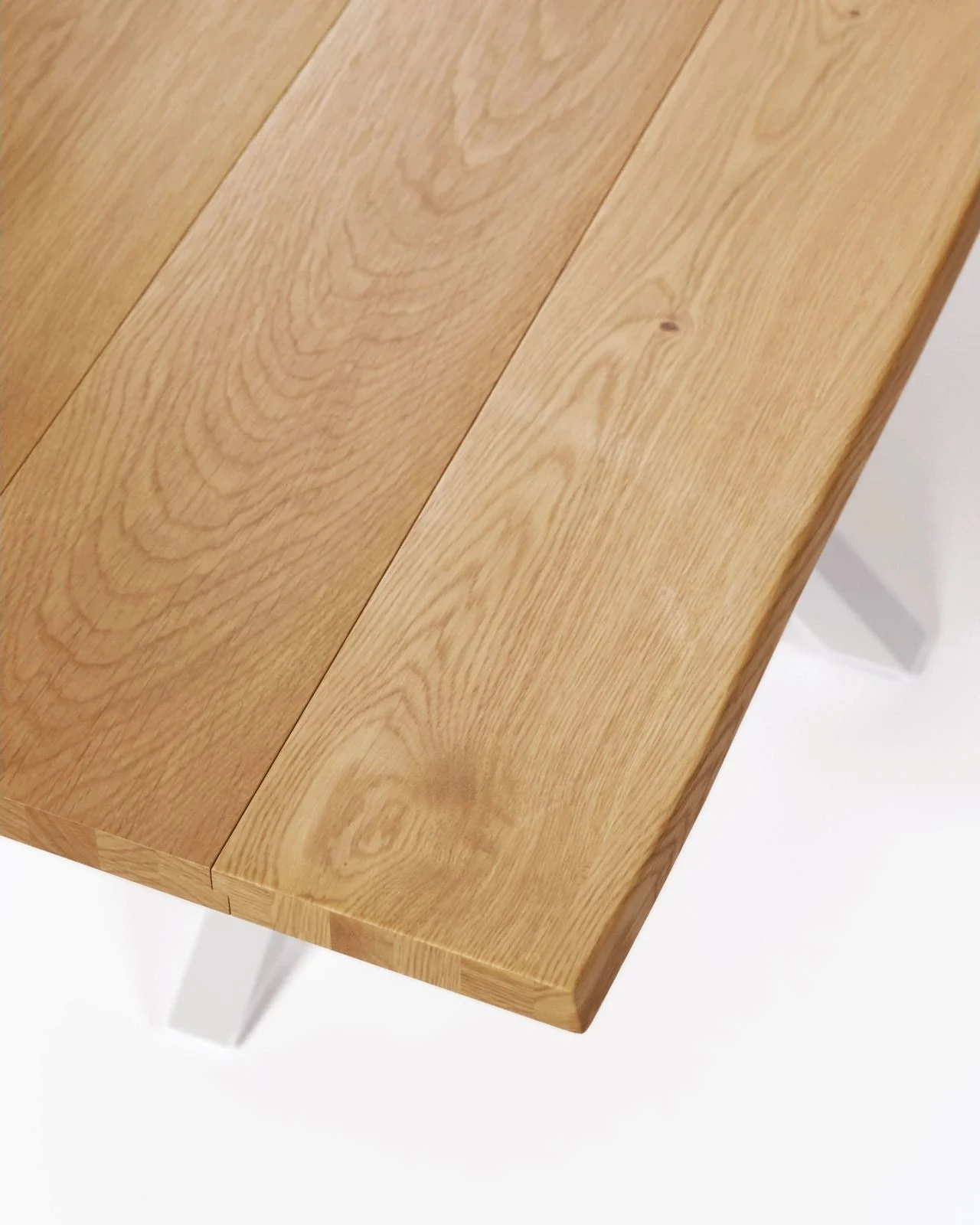 Argo Tisch Eichenfurnier Finish und Stahlbeine 160 x 90 cm - Image 7
