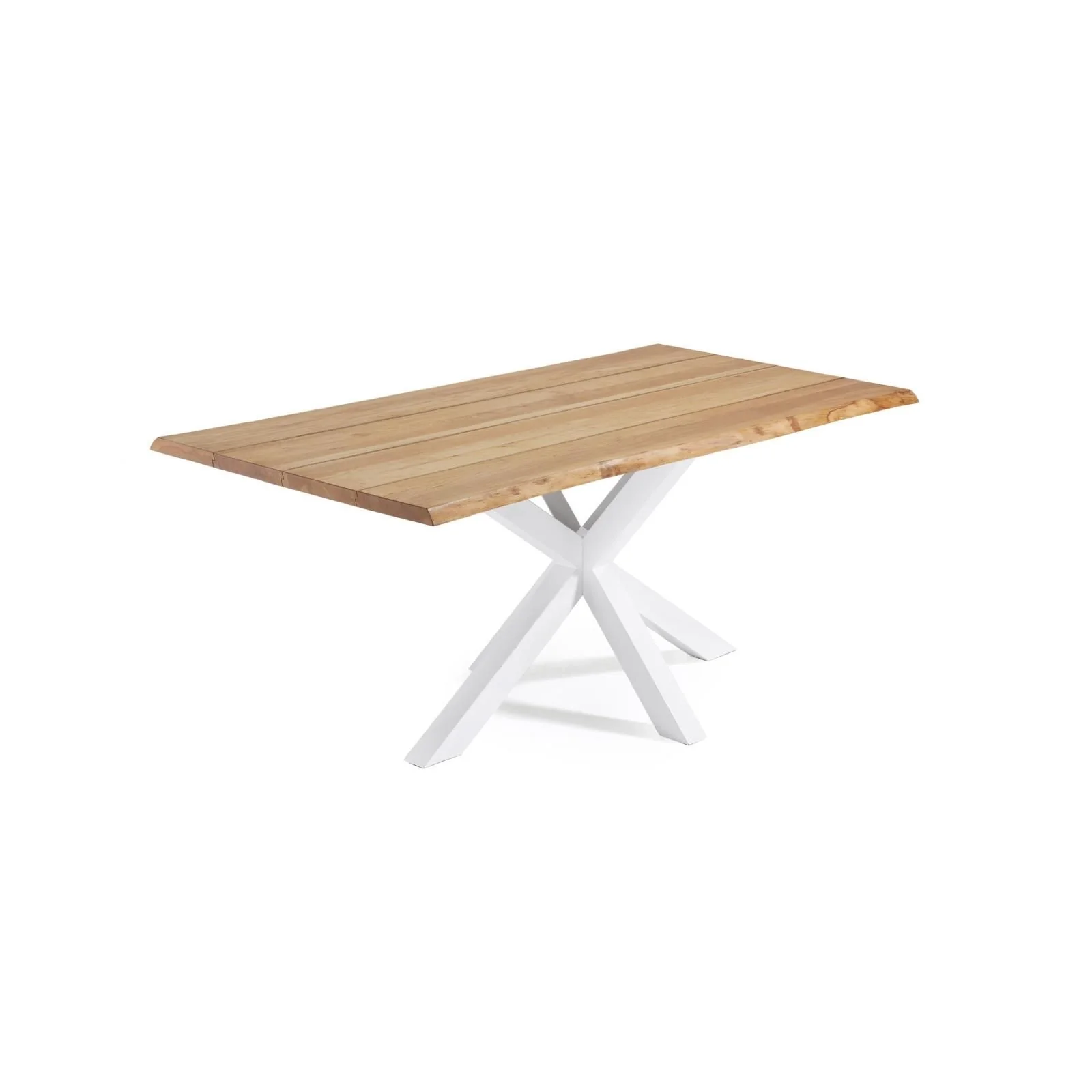 Argo Tisch Eichenfurnier Finish und Stahlbeine 160 x 90 cm - Image 9