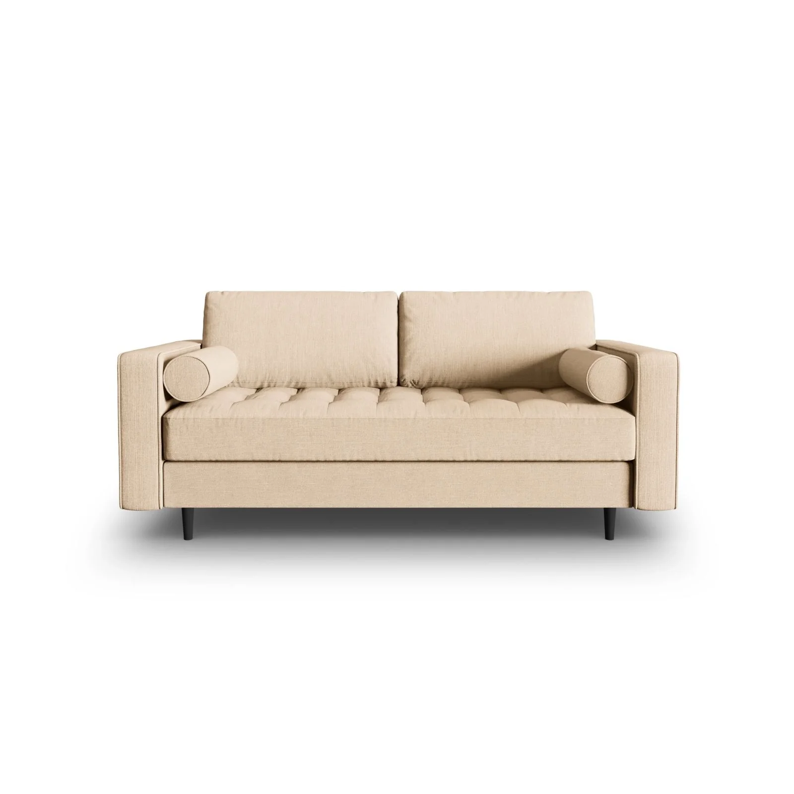 Aspen 2-Sitzer Sofa aus Samt oder Strukturstoff, 174x90x90 cm - Image 108