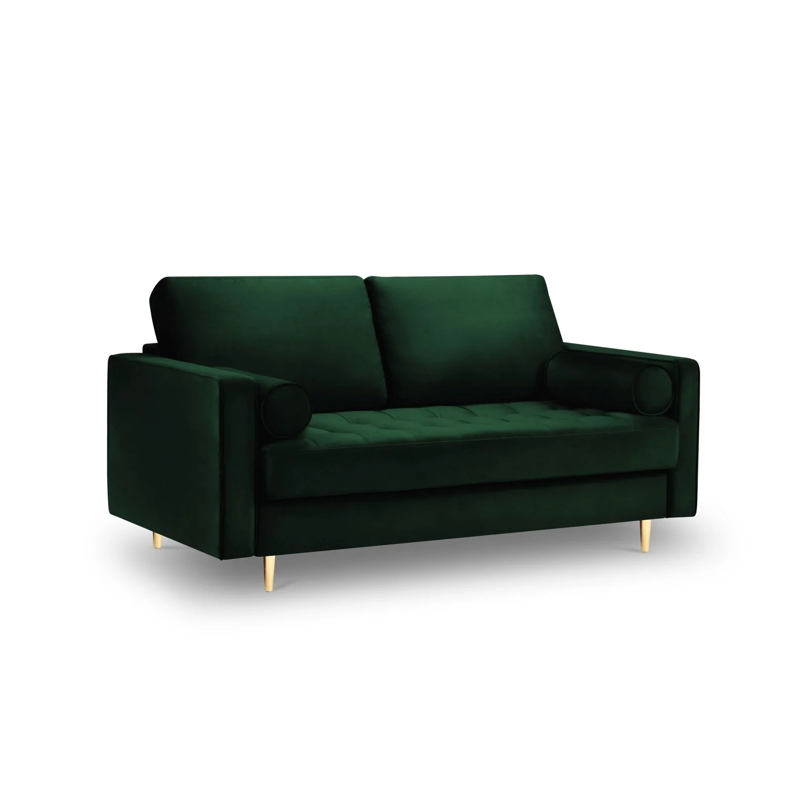 Aspen 2-Sitzer Sofa aus Samt oder Strukturstoff, 174x90x90 cm - Image 11