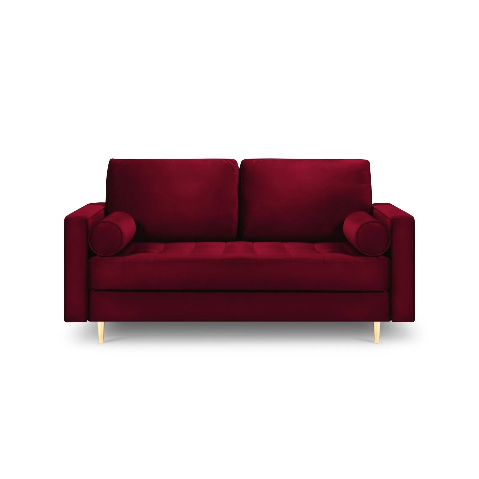 Aspen 2-Sitzer Sofa aus Samt oder Strukturstoff, 174x90x90 cm - Image 18