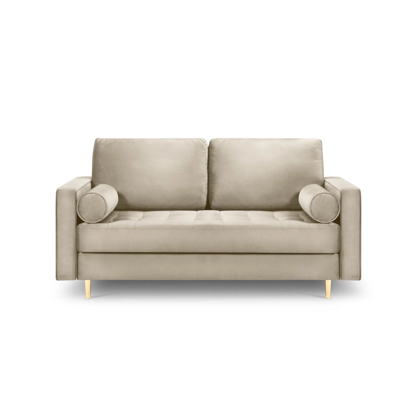 Aspen 2-Sitzer Sofa aus Samt oder Strukturstoff, 174x90x90 cm - Image 23