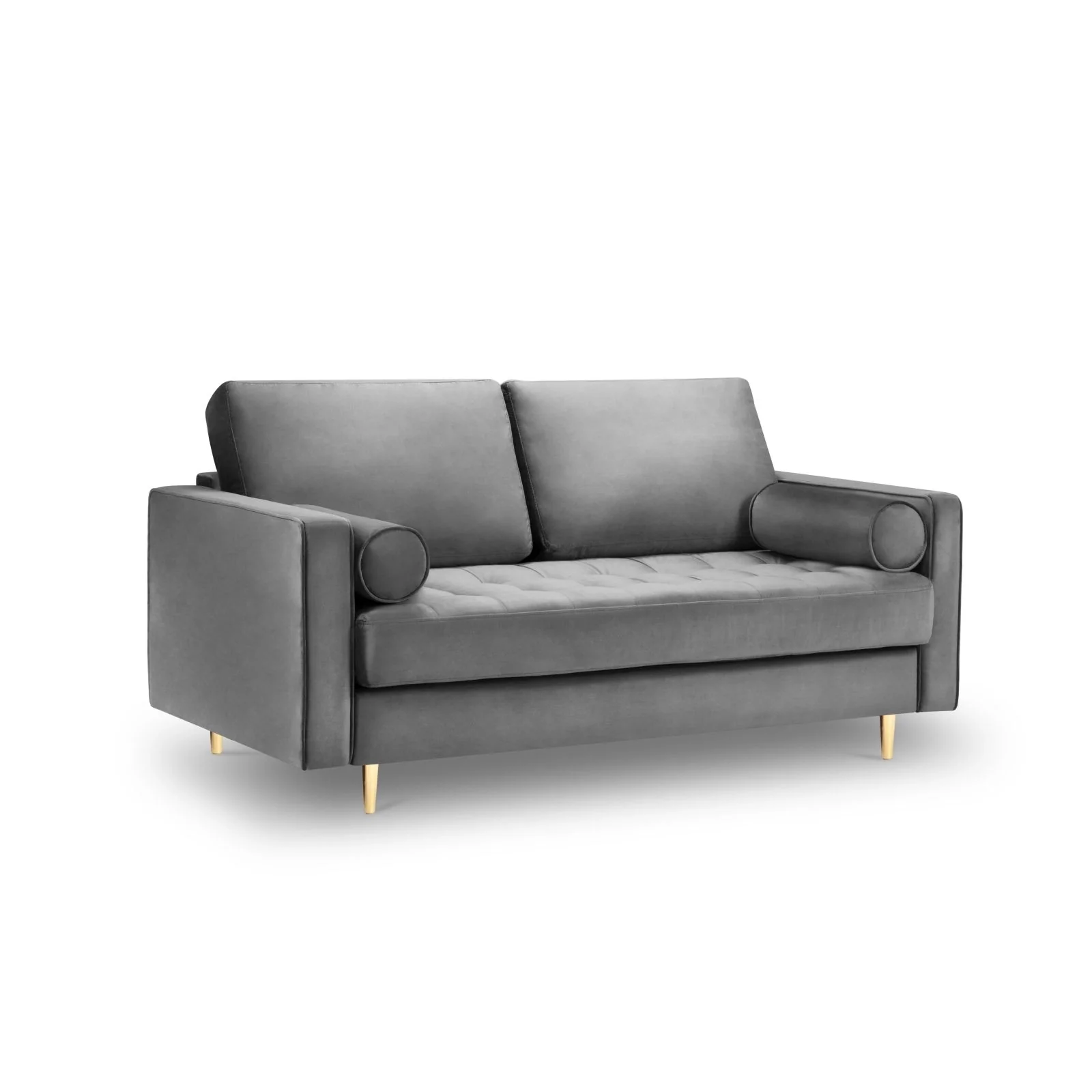 Aspen 2-Sitzer Sofa aus Samt oder Strukturstoff, 174x90x90 cm - Image 26