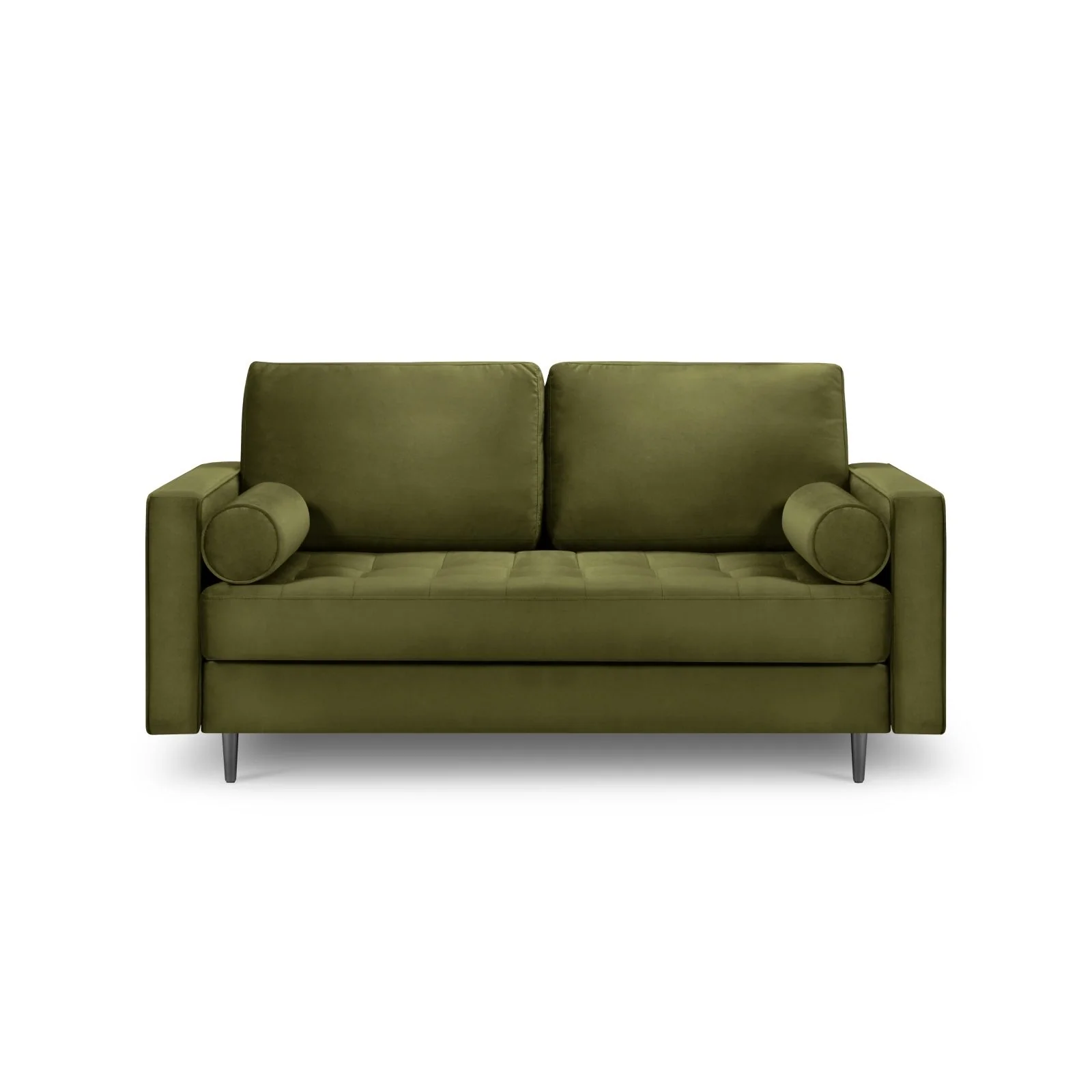 Aspen 2-Sitzer Sofa aus Samt oder Strukturstoff, 174x90x90 cm - Image 58