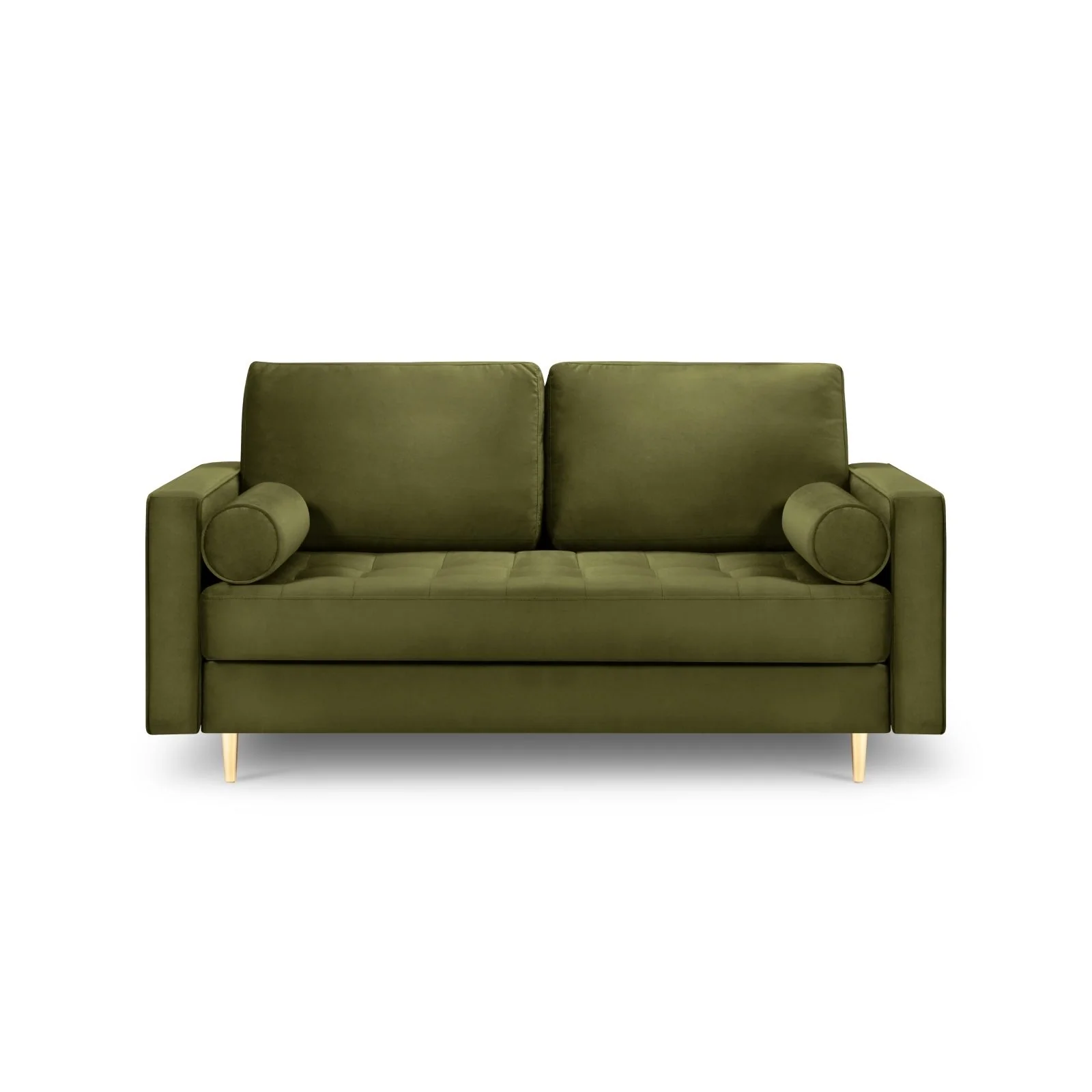 Aspen 2-Sitzer Sofa aus Samt oder Strukturstoff, 174x90x90 cm - Image 8