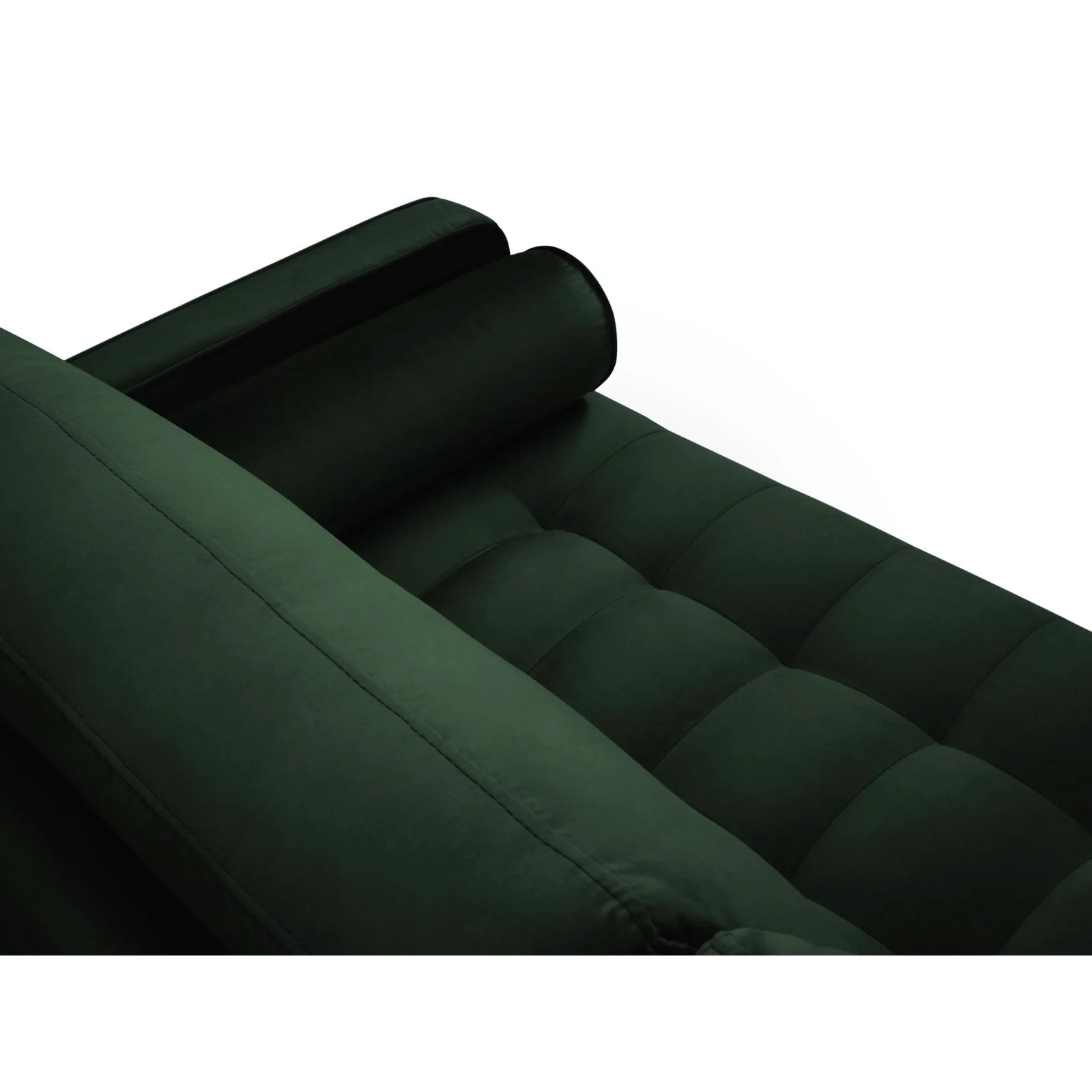 Aspen 3-Sitzer Sofa aus Samt oder Strukturstoff, 219x90x90 cm - Image 14