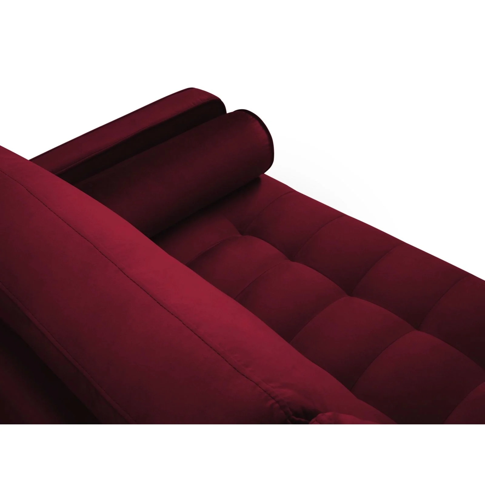 Aspen 3-Sitzer Sofa aus Samt oder Strukturstoff, 219x90x90 cm - Image 19