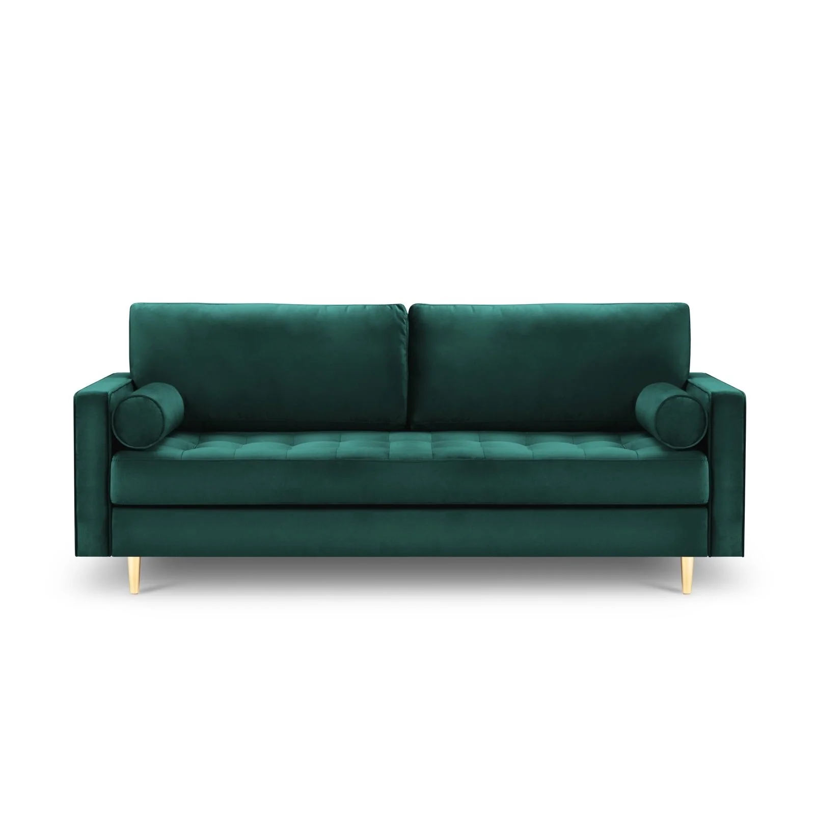 Aspen 3-Sitzer Sofa aus Samt oder Strukturstoff, 219x90x90 cm - Image 37