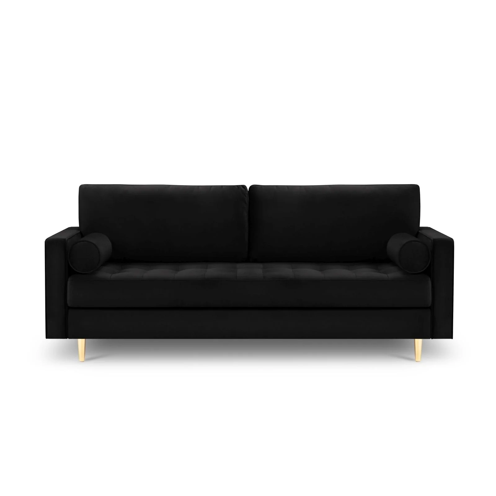 Aspen 3-Sitzer Sofa aus Samt oder Strukturstoff, 219x90x90 cm - Image 42