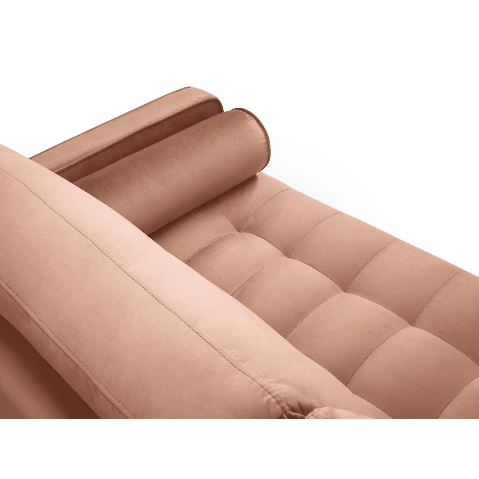 Aspen 3-Sitzer Sofa aus Samt oder Strukturstoff, 219x90x90 cm - Image 49