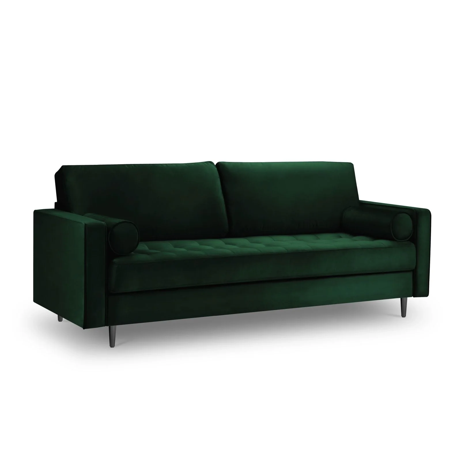 Aspen 3-Sitzer Sofa aus Samt oder Strukturstoff, 219x90x90 cm - Image 61