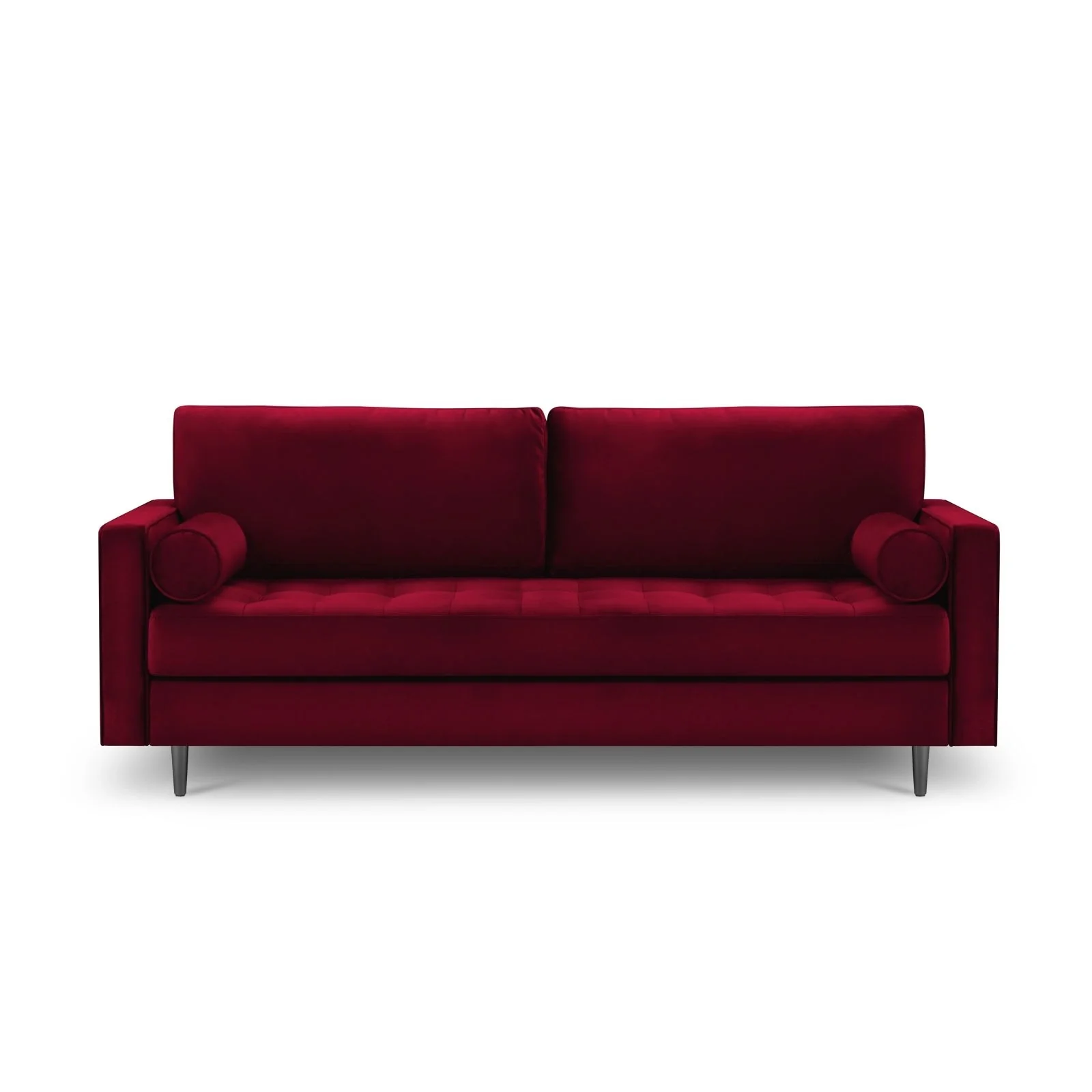 Aspen 3-Sitzer Sofa aus Samt oder Strukturstoff, 219x90x90 cm - Image 67