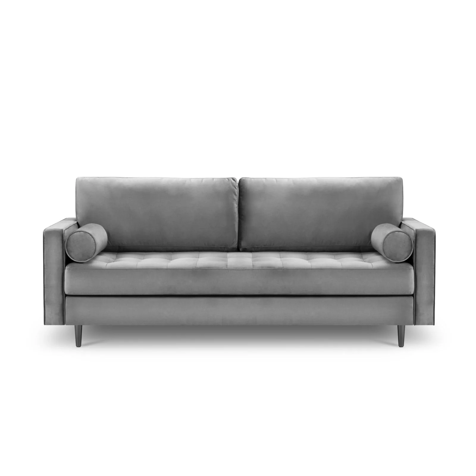 Aspen 3-Sitzer Sofa aus Samt oder Strukturstoff, 219x90x90 cm - Image 77